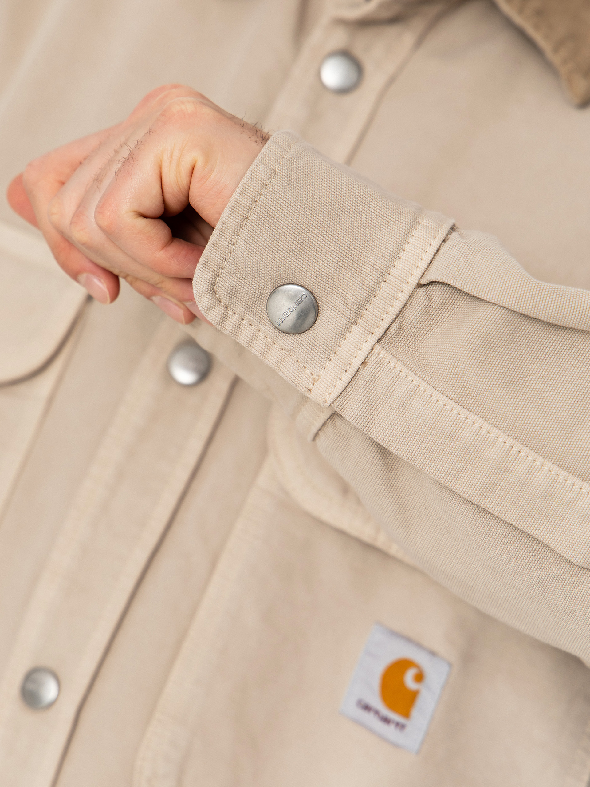 Kurtka Carhartt WIP Prescott (string/leather)
