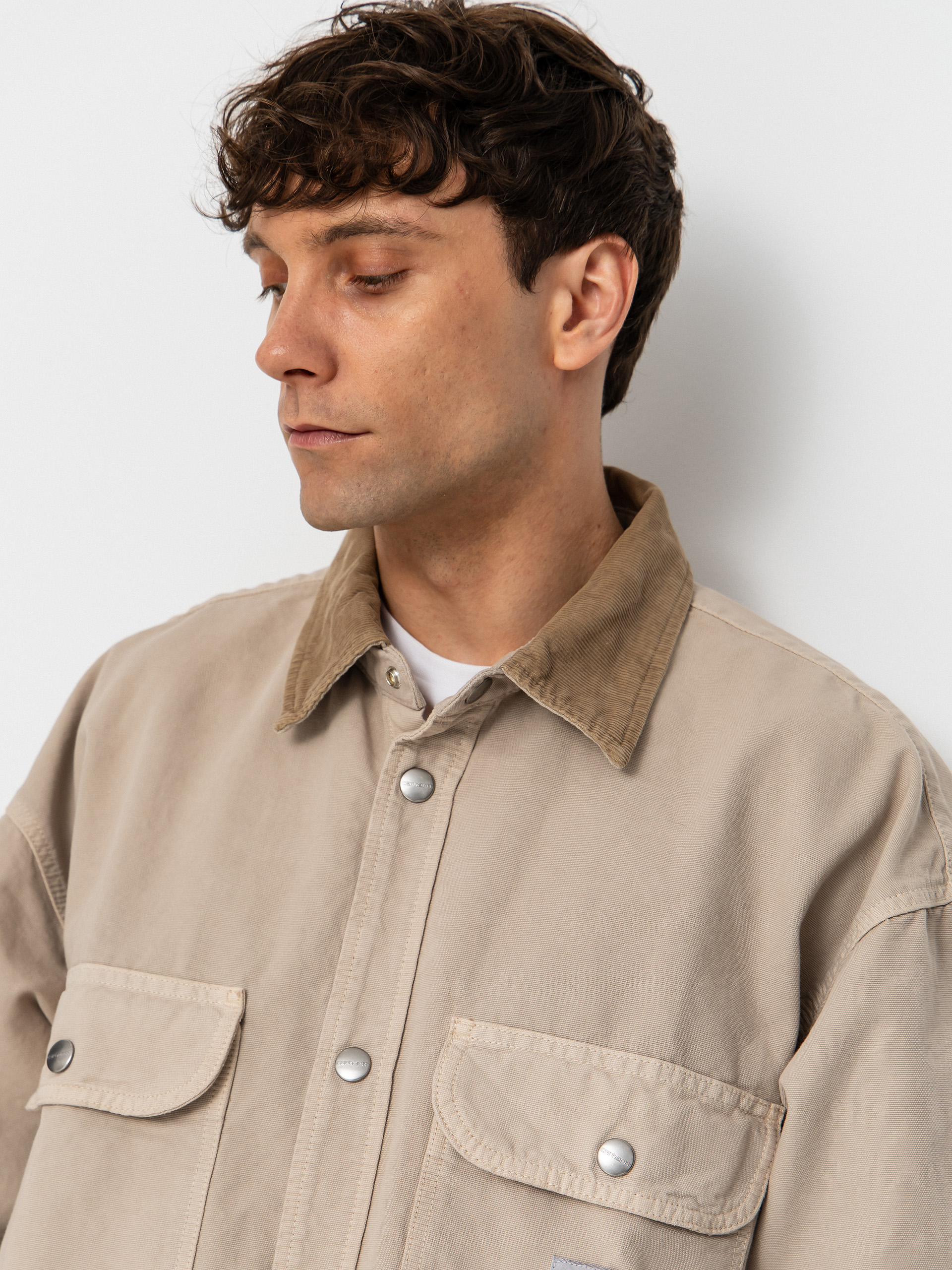 Kurtka Carhartt WIP Prescott (string/leather)