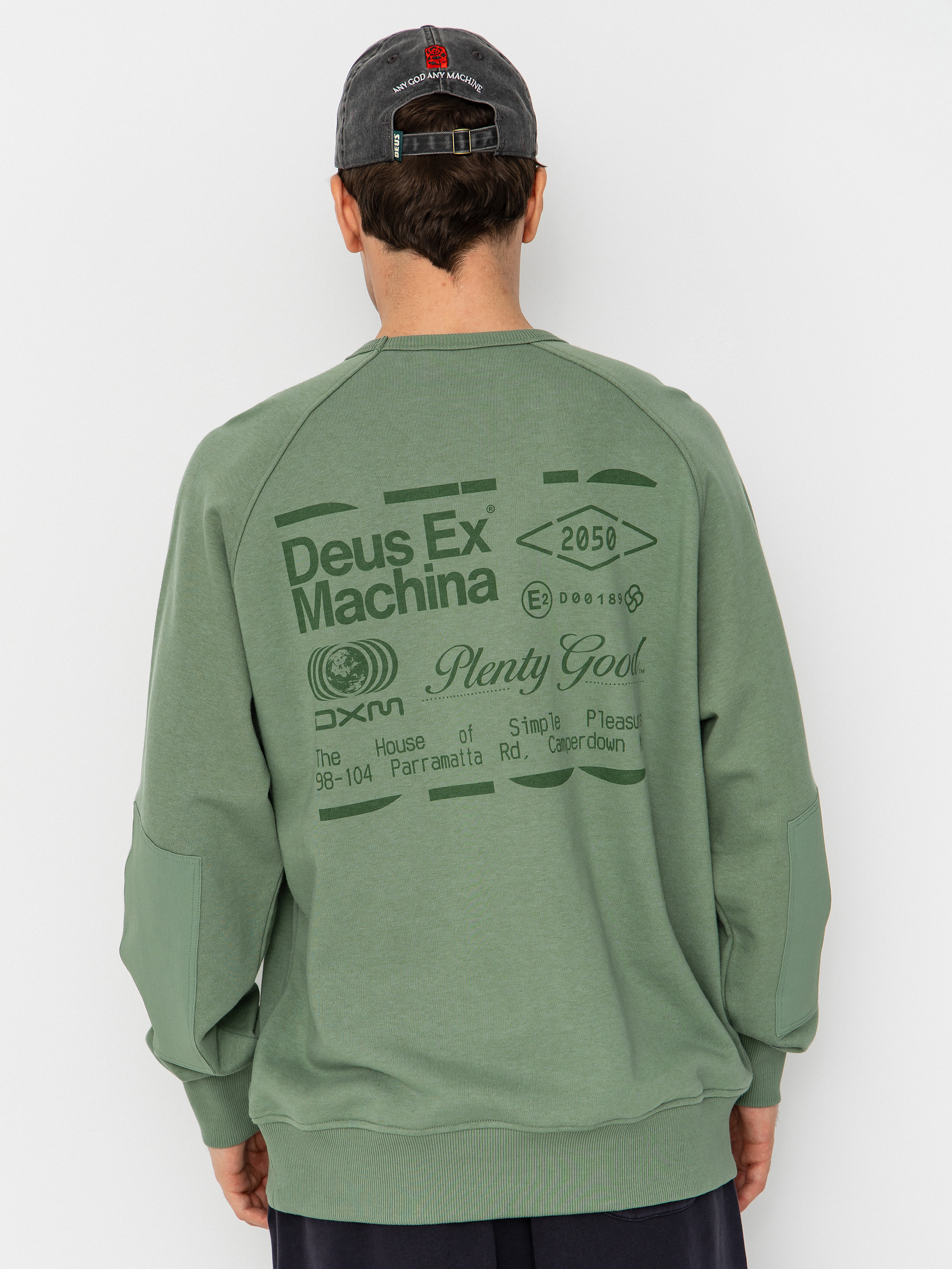 Bluza Deus Ex Machina Plenty Good Crew (loden frost green)