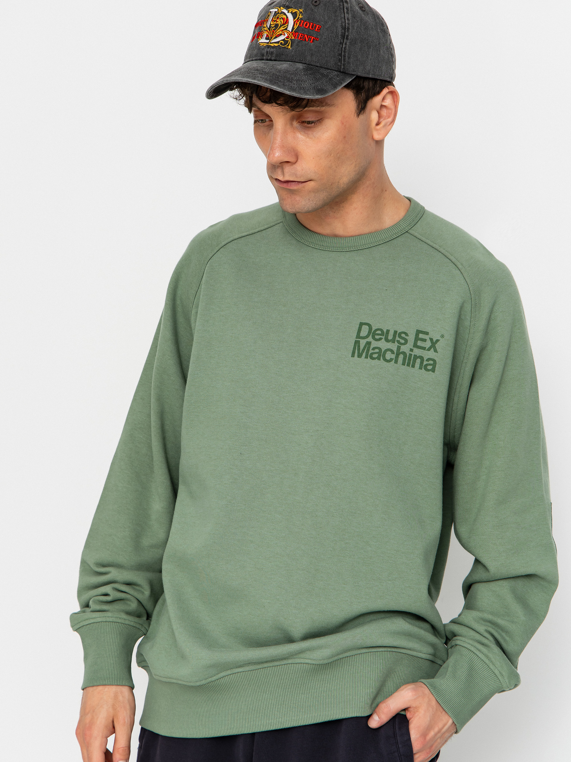 Bluza Deus Ex Machina Plenty Good Crew (loden frost green)