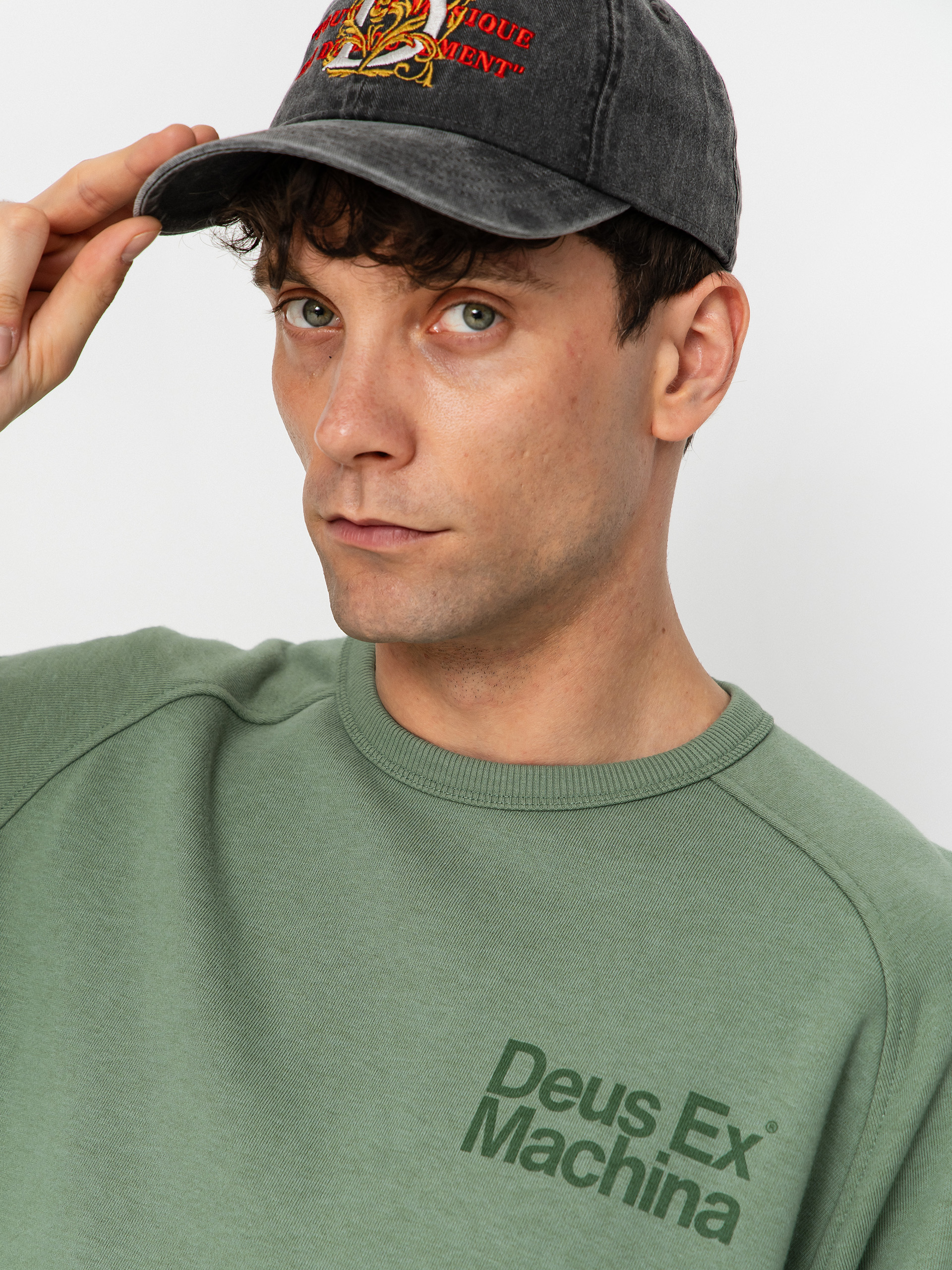 Bluza Deus Ex Machina Plenty Good Crew (loden frost green)
