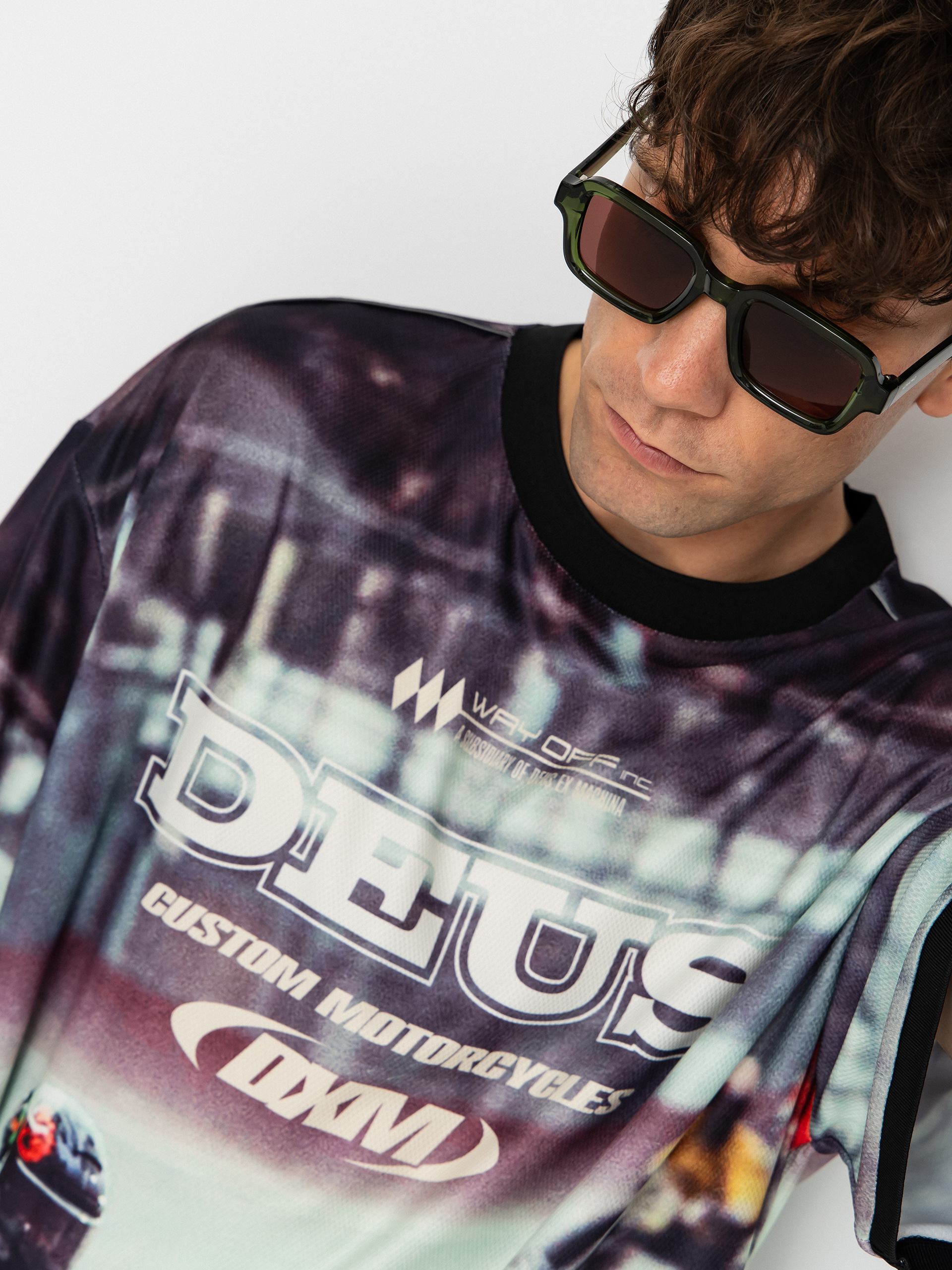 T-shirt Deus Ex Machina Enduro Photo Ss Jersey (brown)