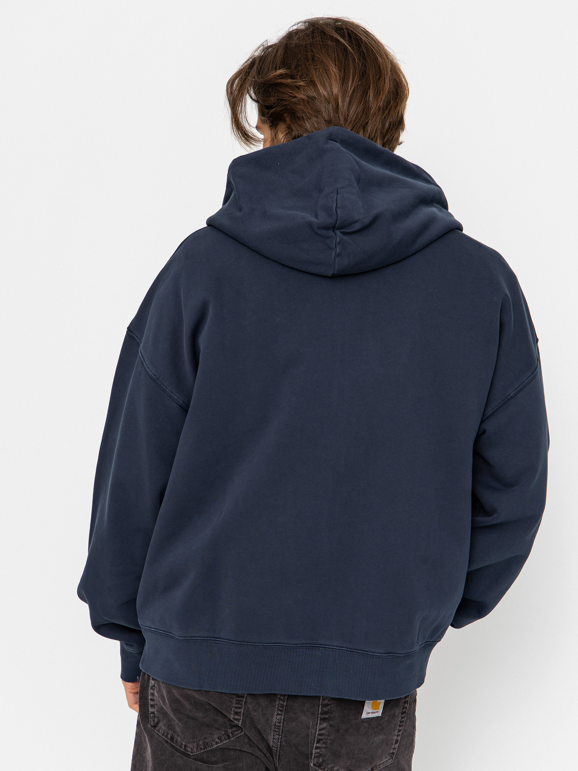 Bluza z kapturem Carhartt WIP Benton ZHD (carbon)