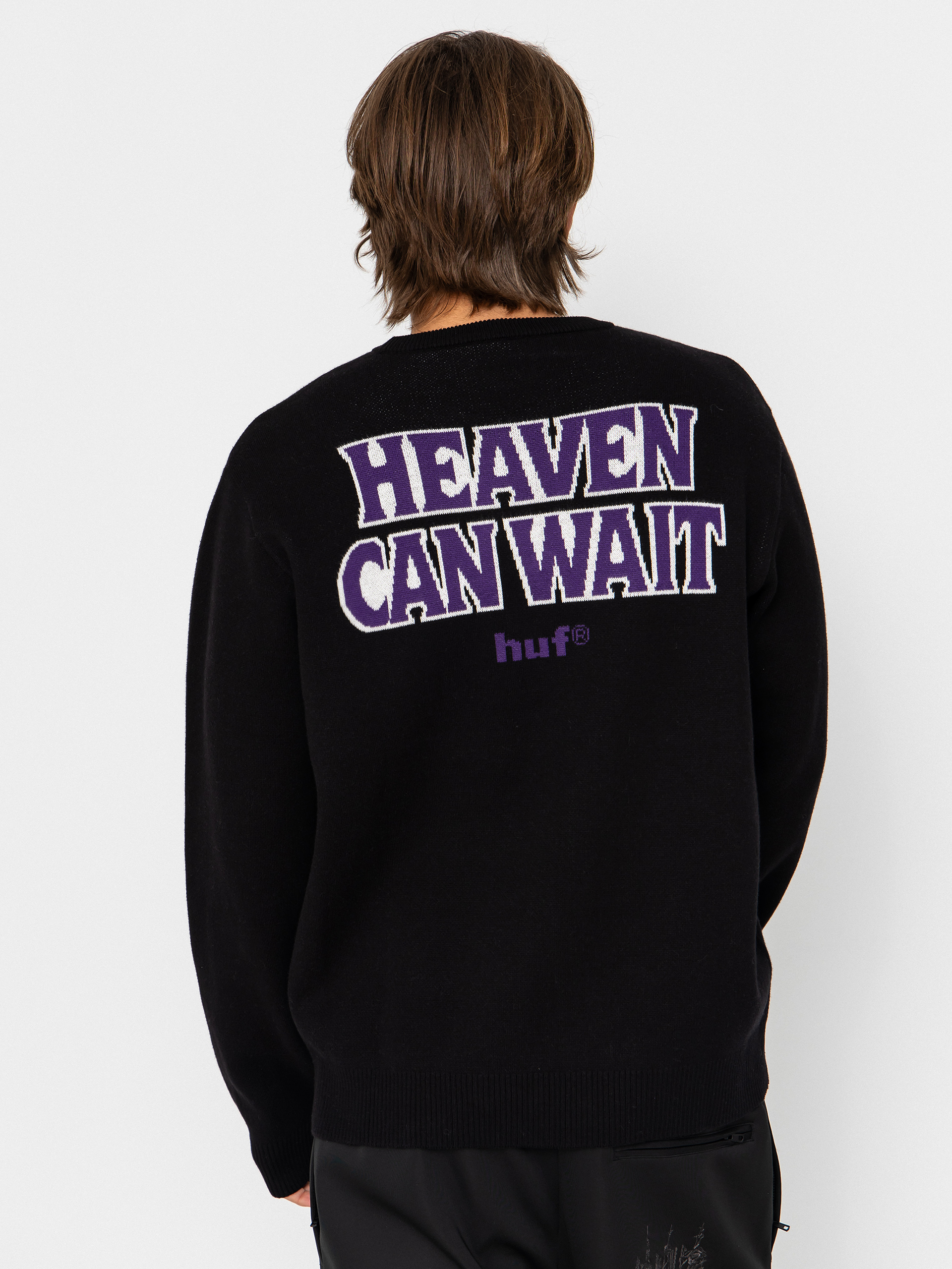 Sweter HUF Heaven Can Wait (black)