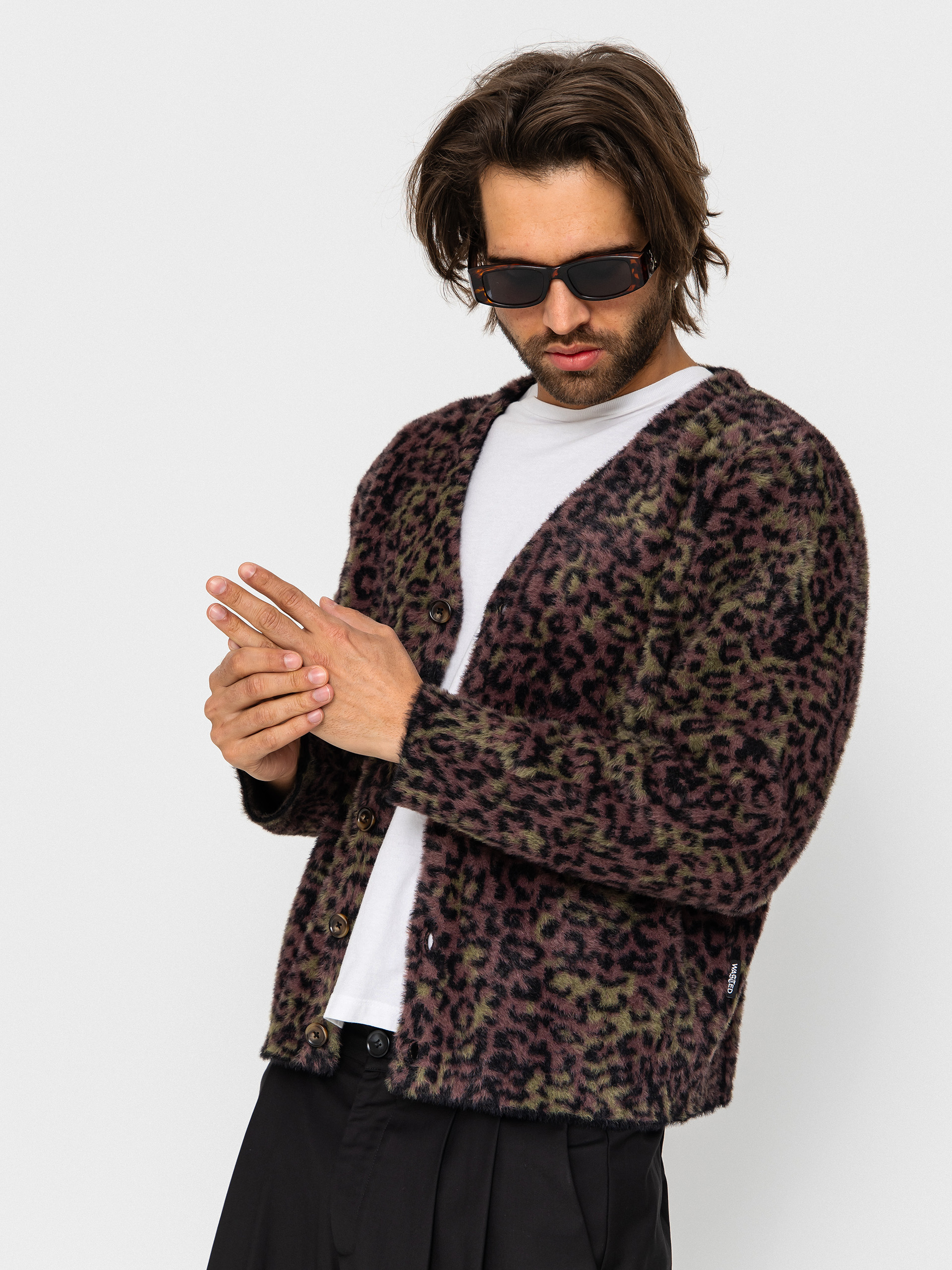 Bluza Wasted Paris Cheetah Cardigan