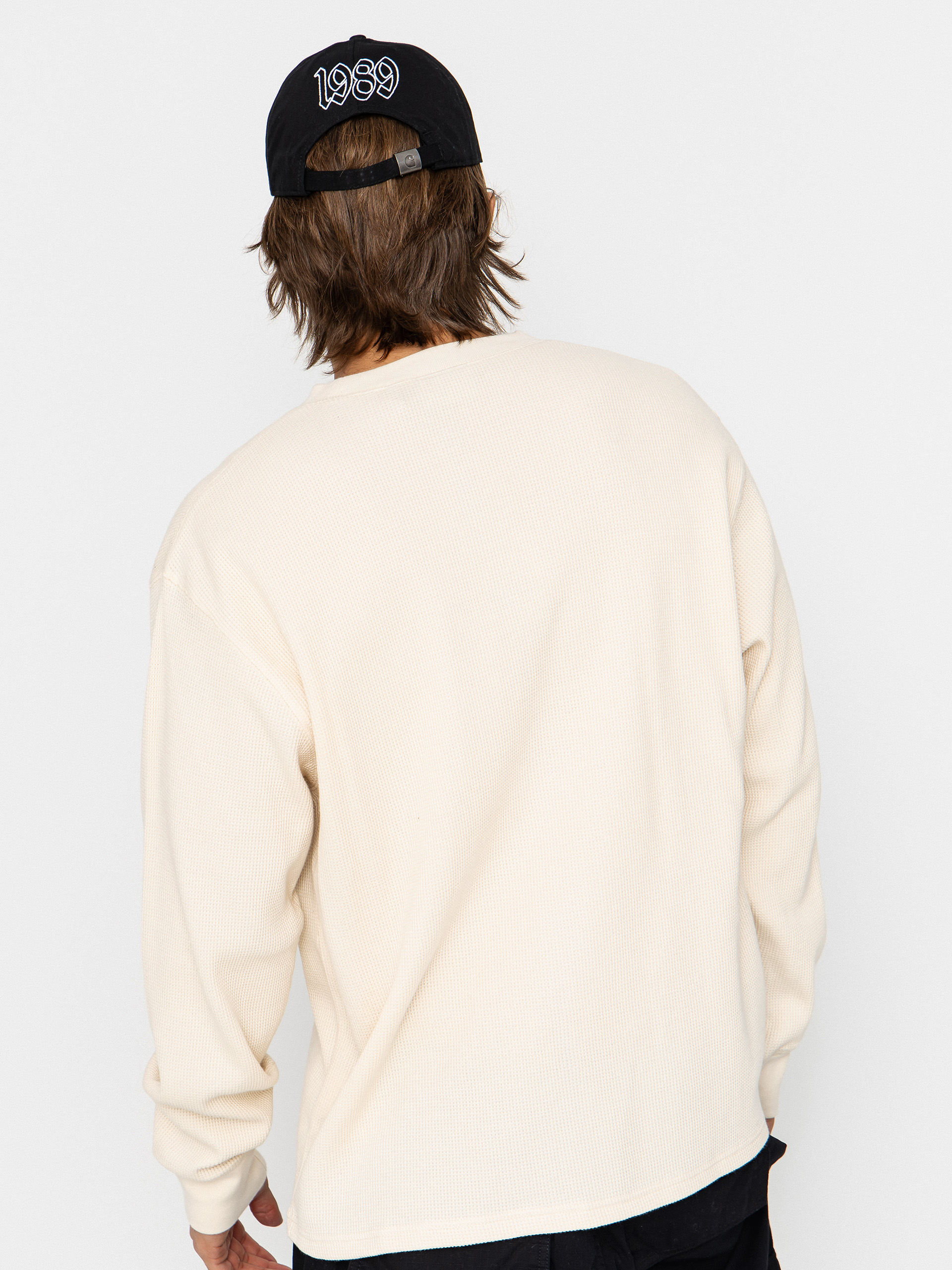 Longsleeve Carhartt WIP Eightynine Waffle (natural/black)