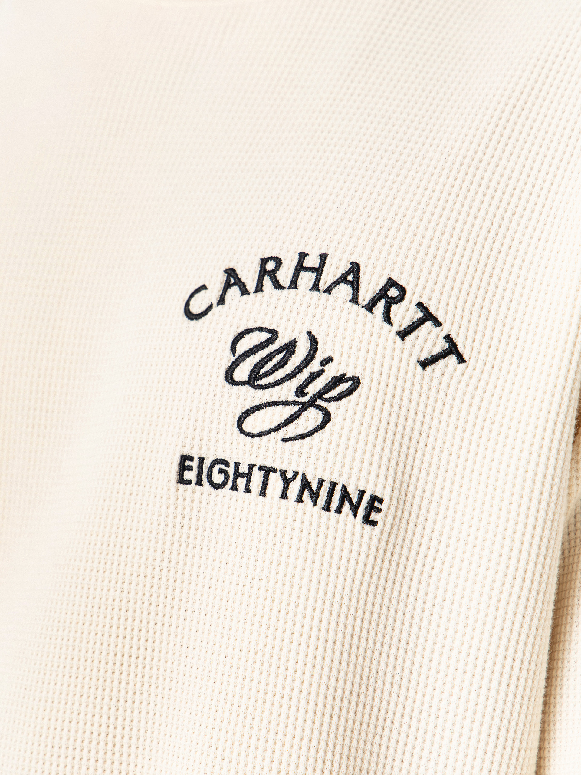 Longsleeve Carhartt WIP Eightynine Waffle (natural/black)