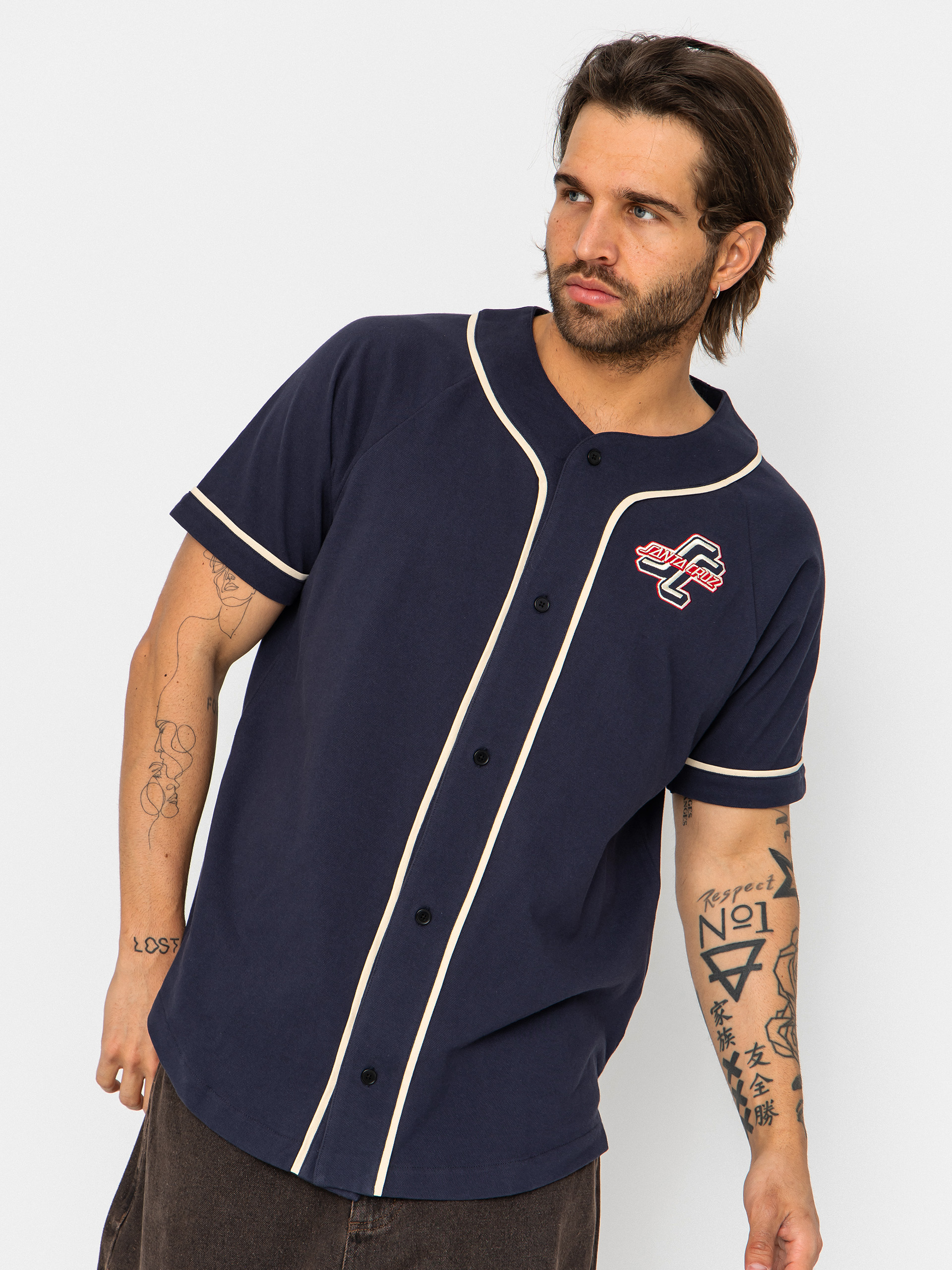Koszula Santa Cruz Outer OGSC Baseball (navy)