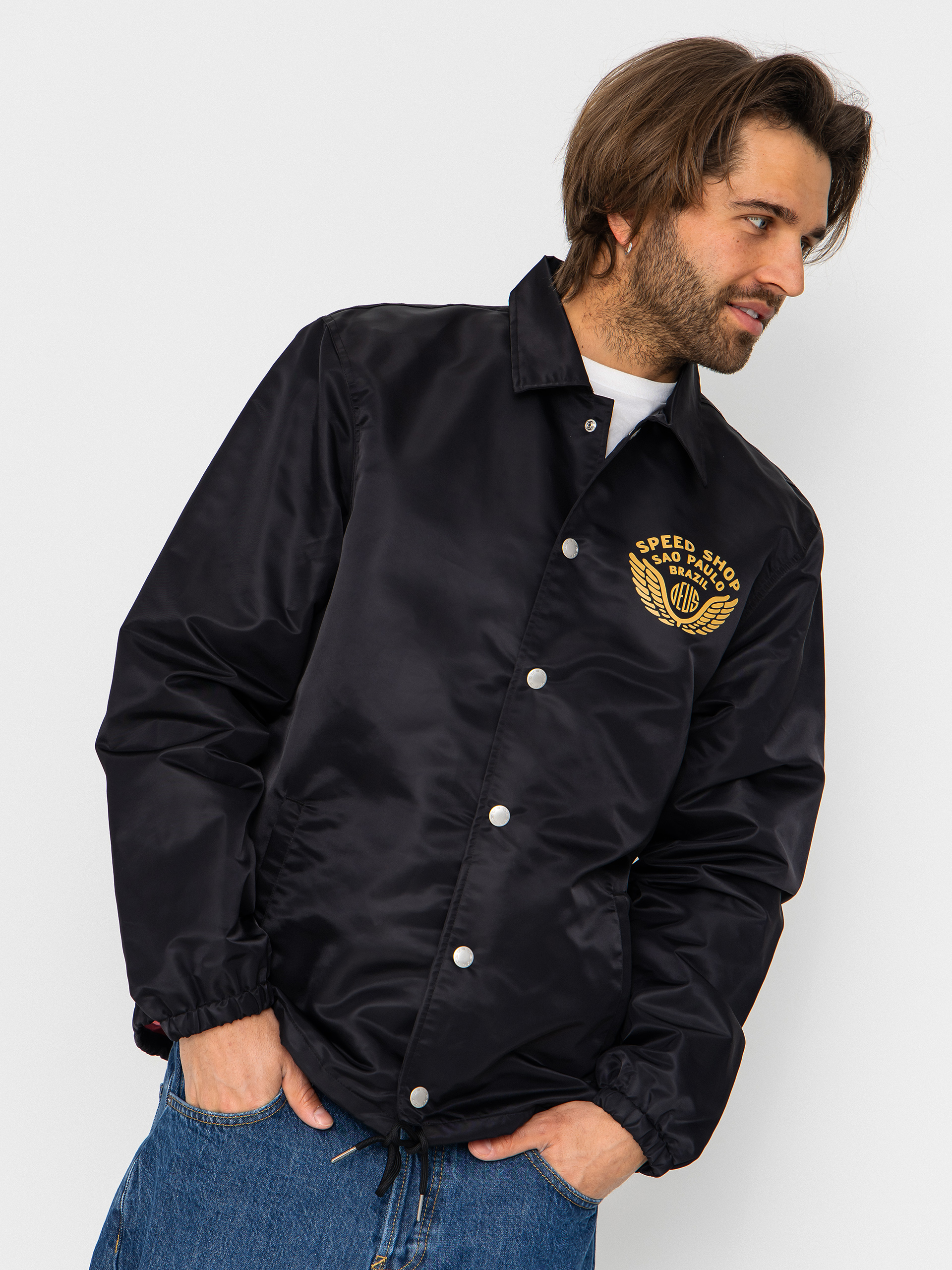 Kurtka Deus Ex Machina Munificence Nylon Coach (black)