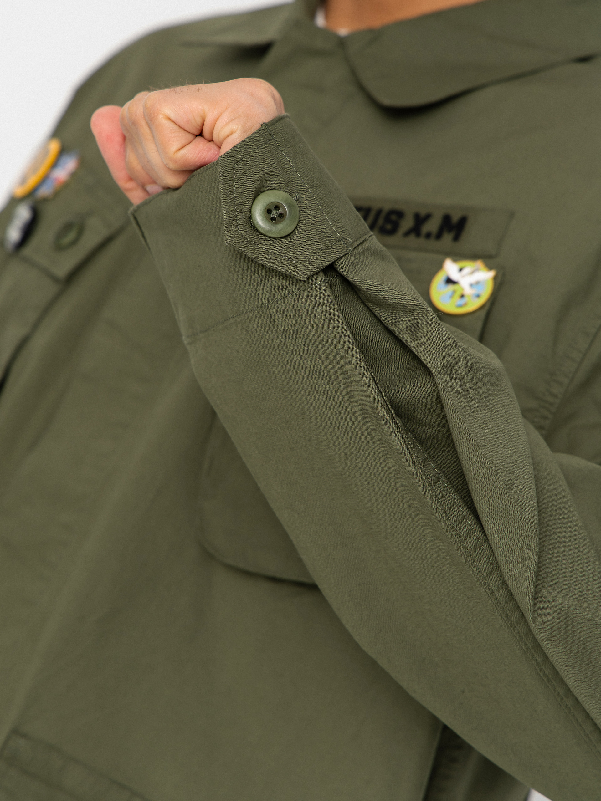 Koszula Deus Ex Machina Power Overshirt (pine green)