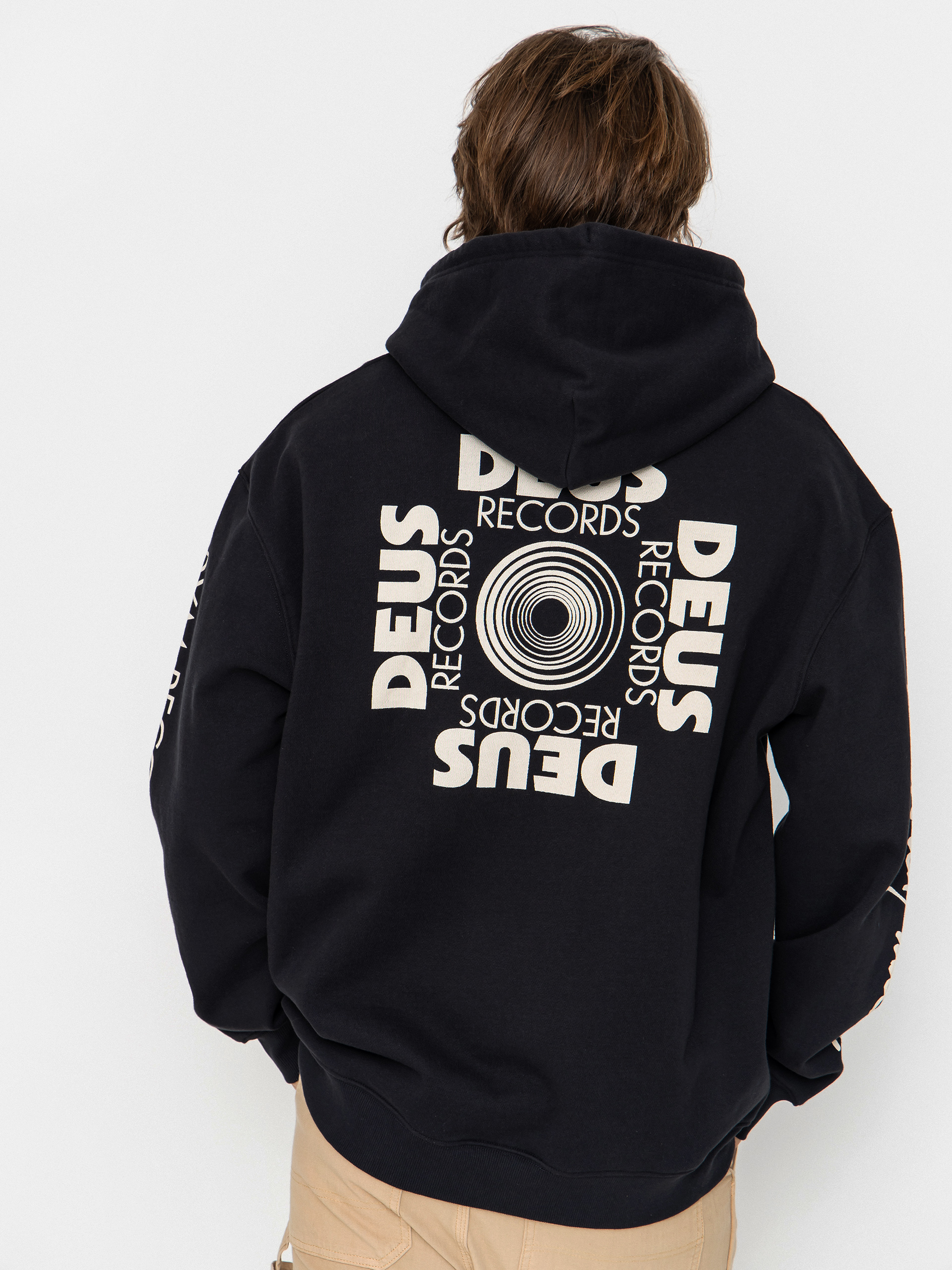 Bluza z kapturem Deus Ex Machina Defacto HD (black)