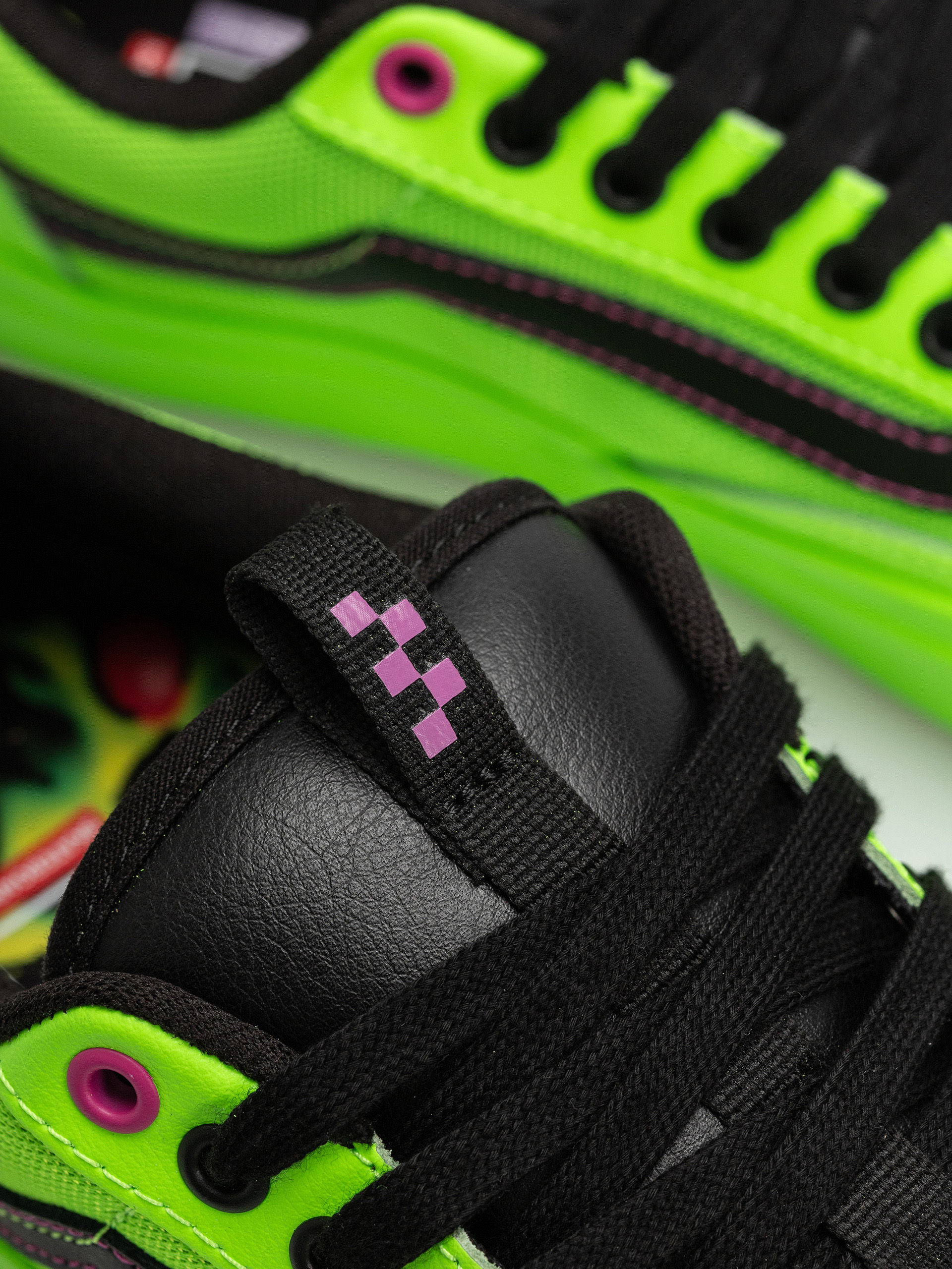 Buty Vans Skate Old Skool 36 + (black/green gec)