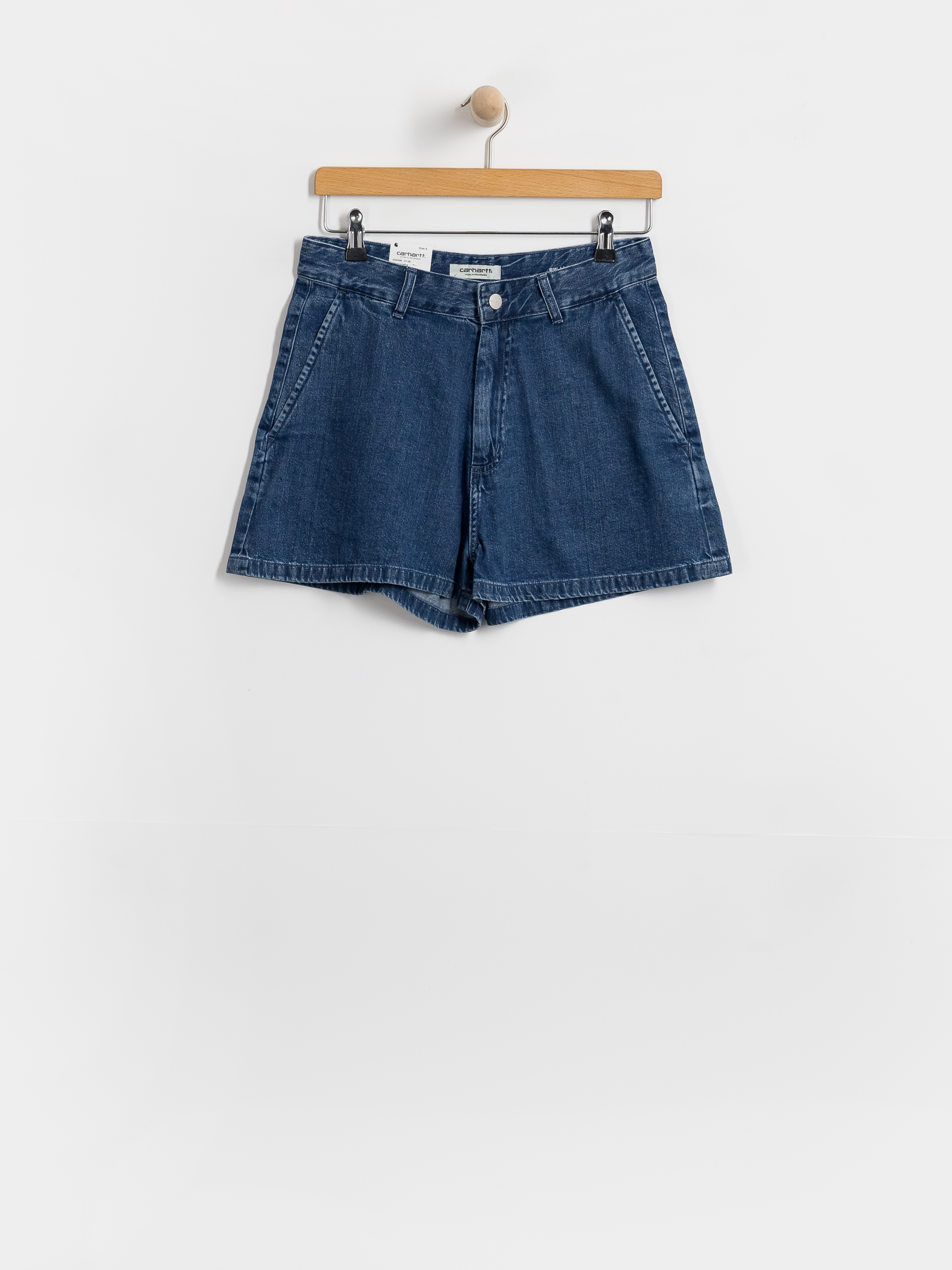 Szorty Carhartt WIP Lova Wmn (blue stone washed)