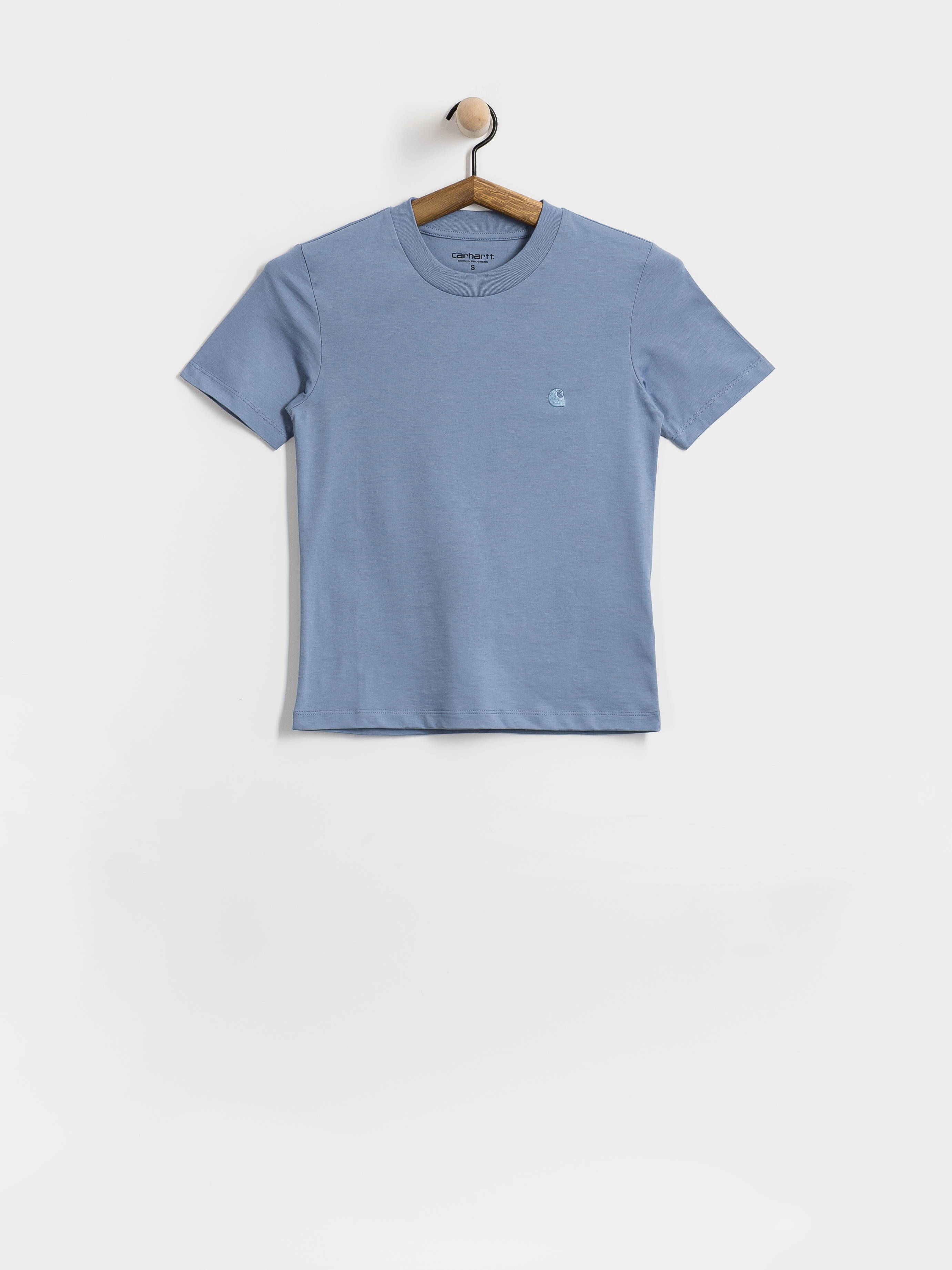 T-shirt Carhartt WIP Luca Wmn (gentle blue)
