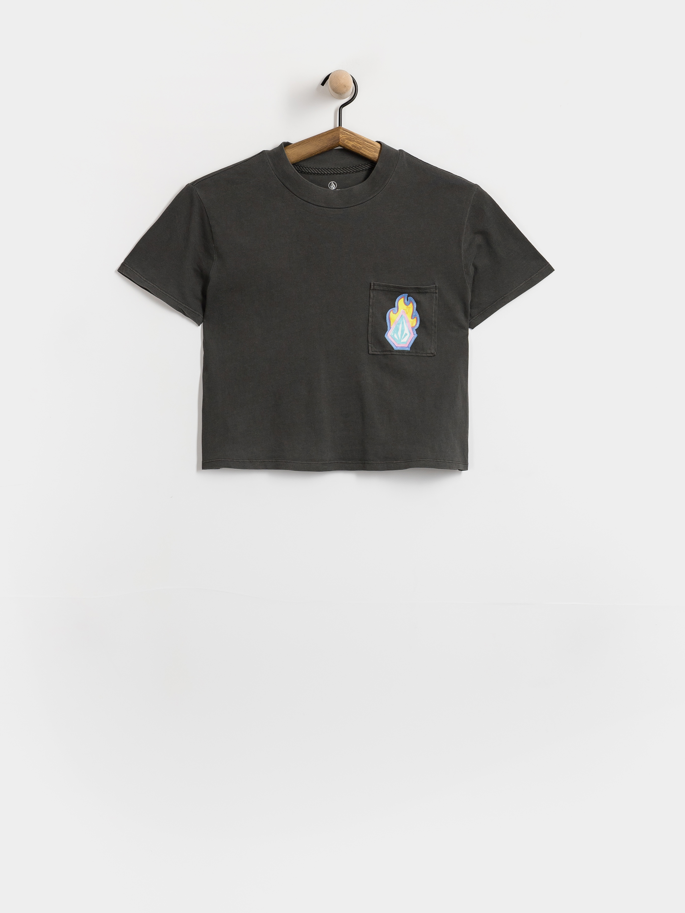 T-shirt Volcom Pocket Dial Wmn (vintage black)