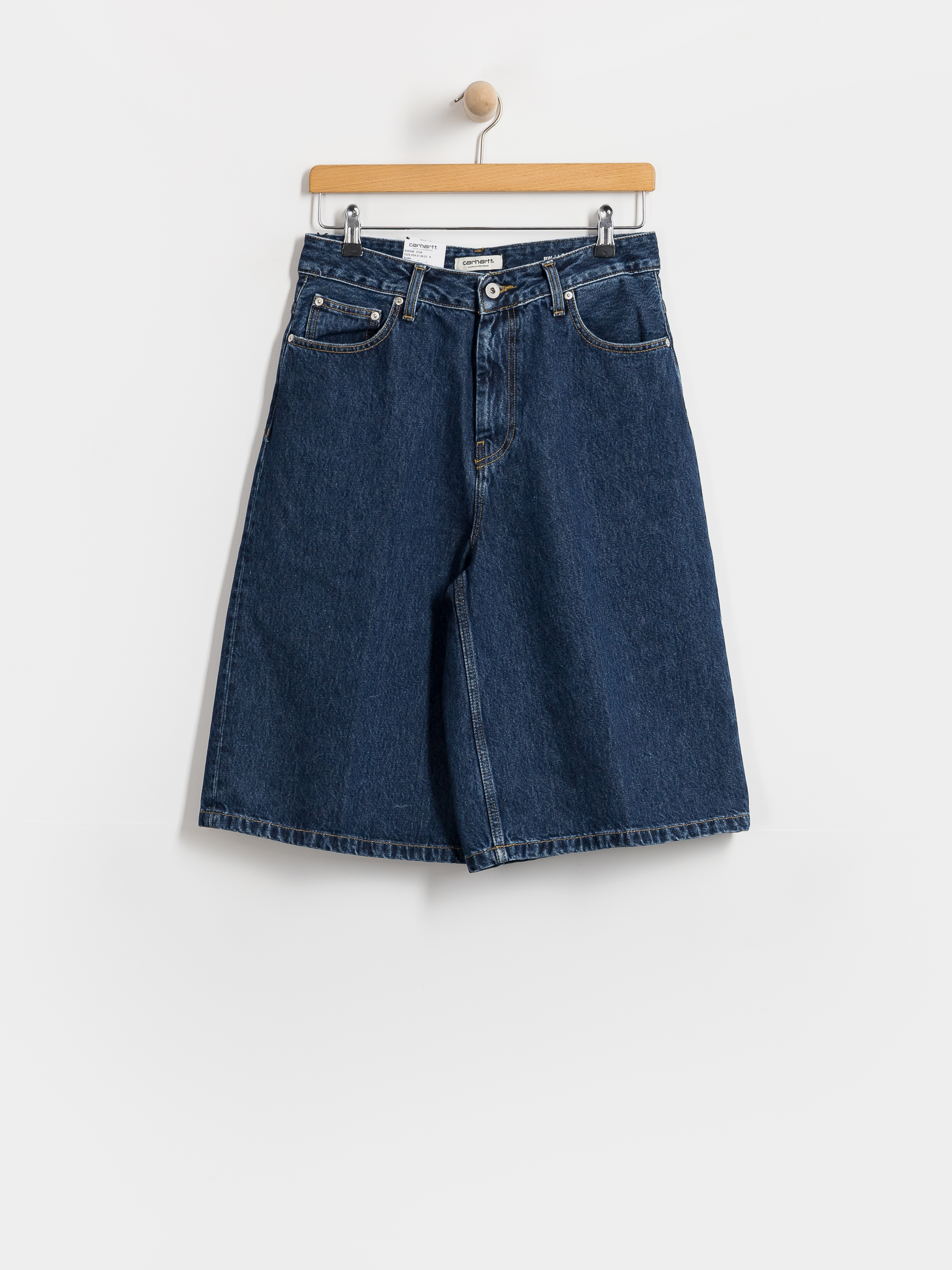 Szorty Carhartt WIP Belmont Wmn (blue stone washed)