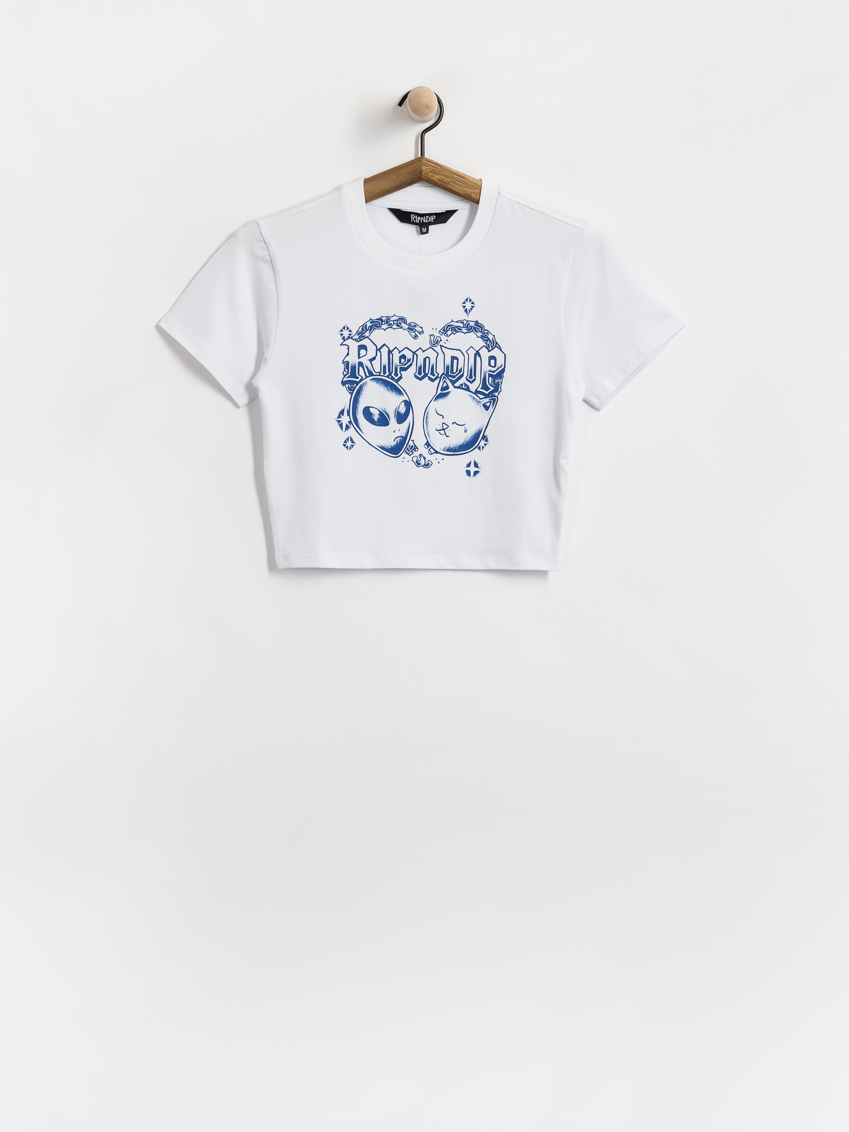 T-shirt RipNDip Kali Cropped Baby Wmn (white)