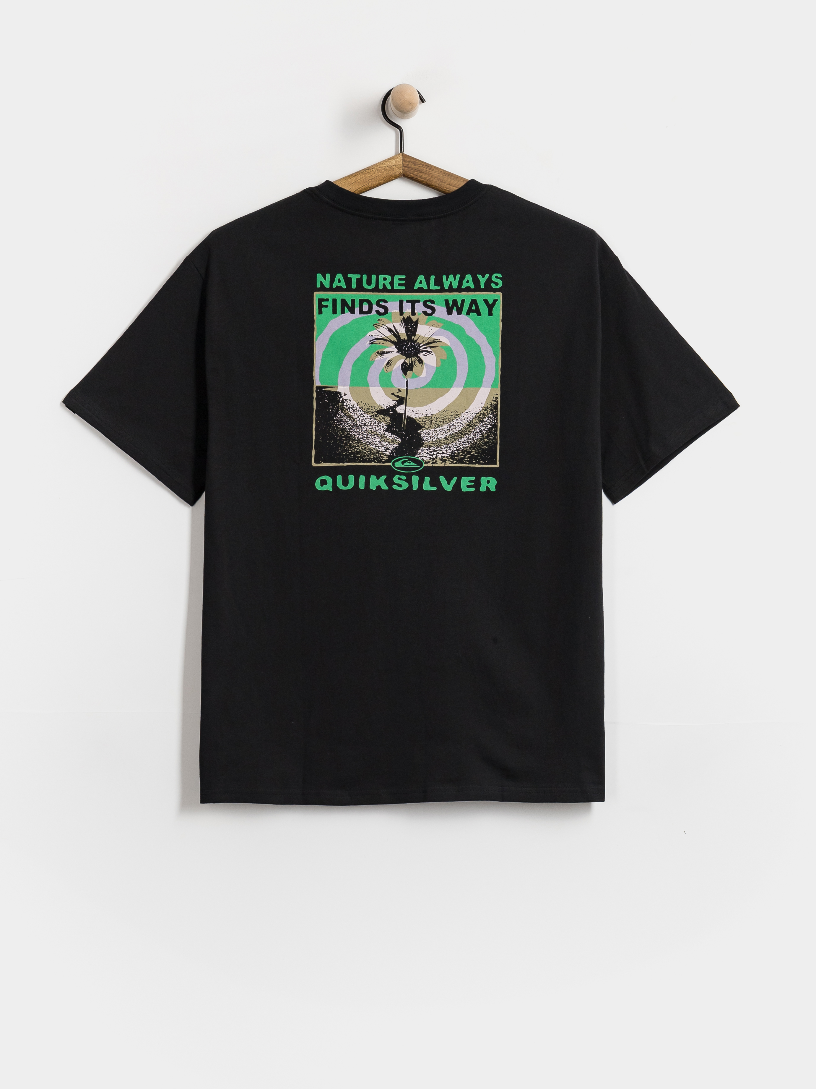 T-shirt Quiksilver Upside Down (black)