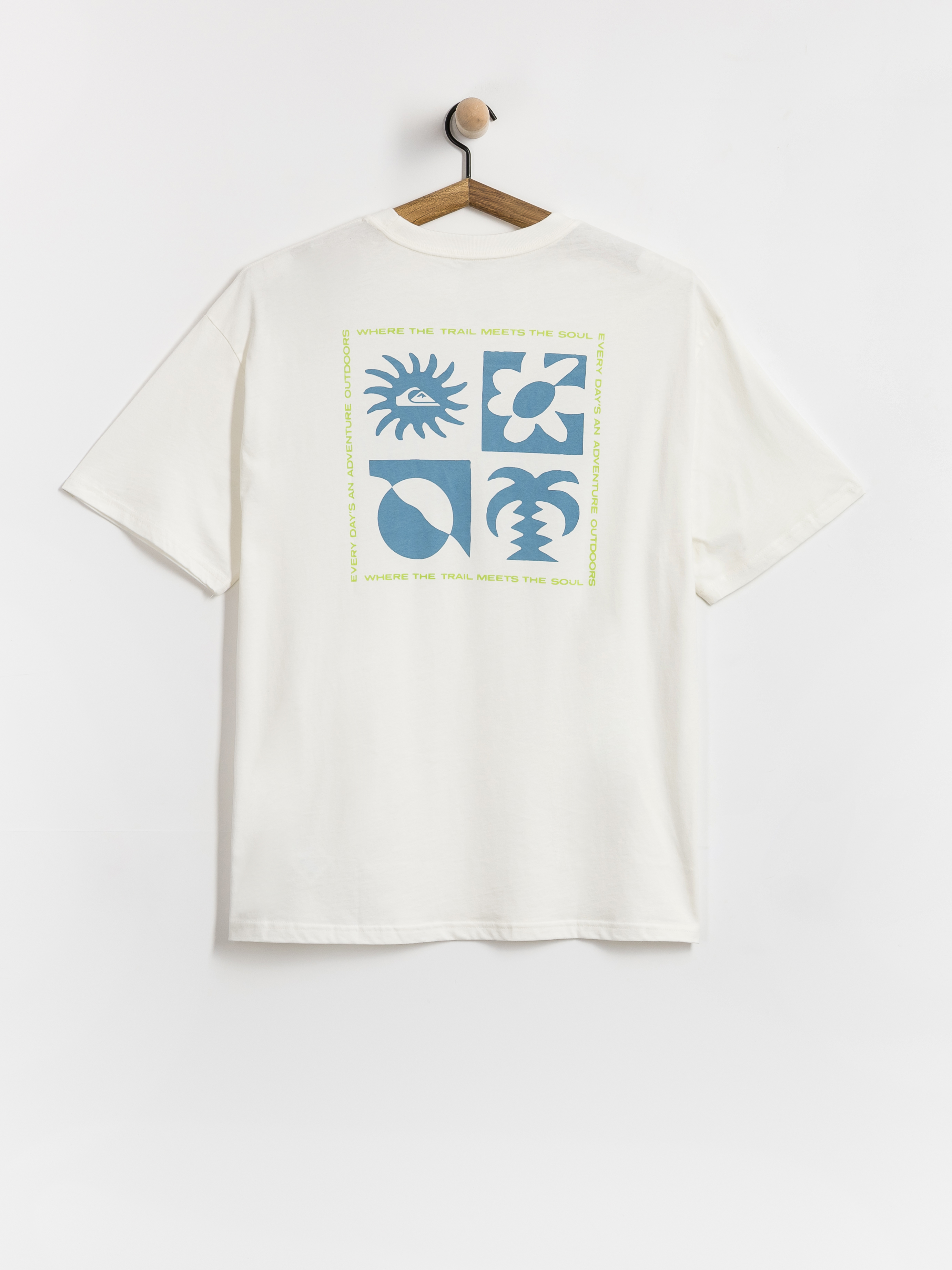 T-shirt Quiksilver Evo Blossom Of Peace (snow white)
