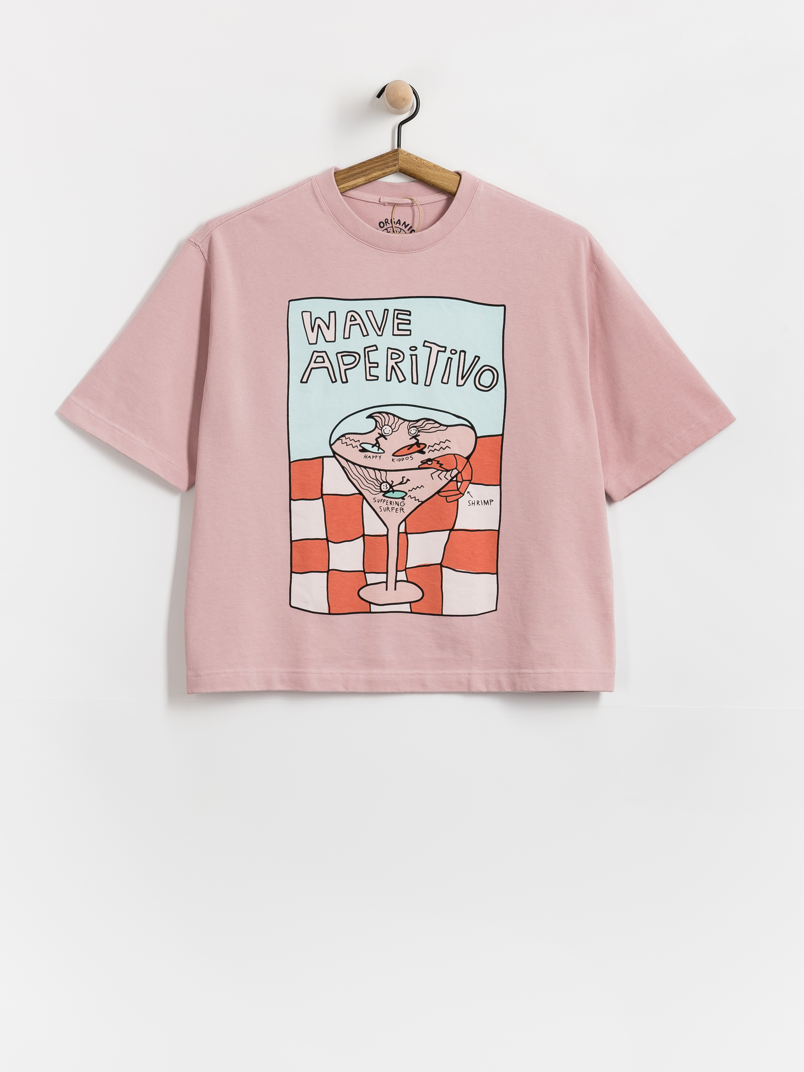 T-shirt Surf Inc Wave Aperitivo (pink kush)
