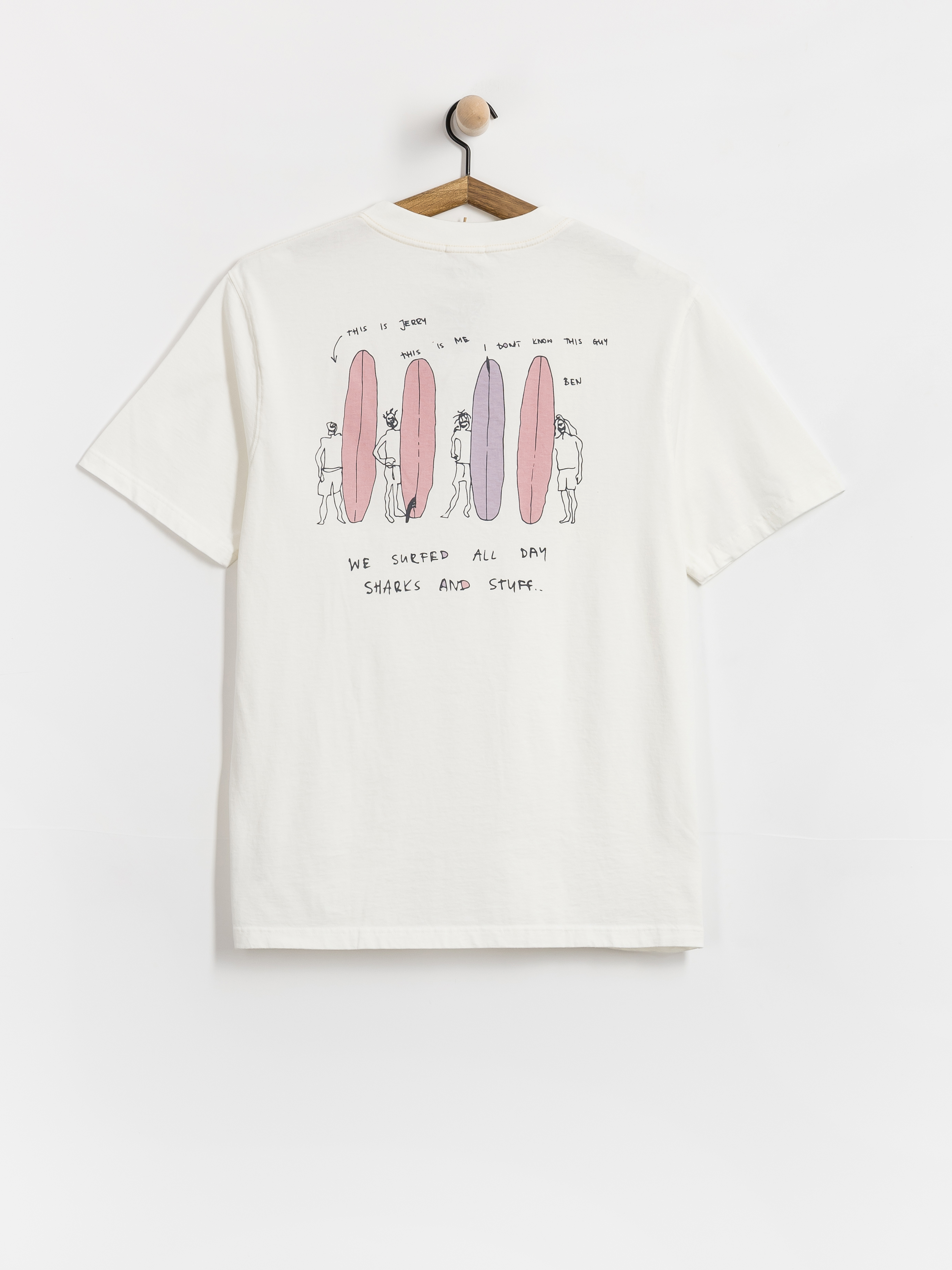 T-shirt Surf Inc Friends (vintage white)