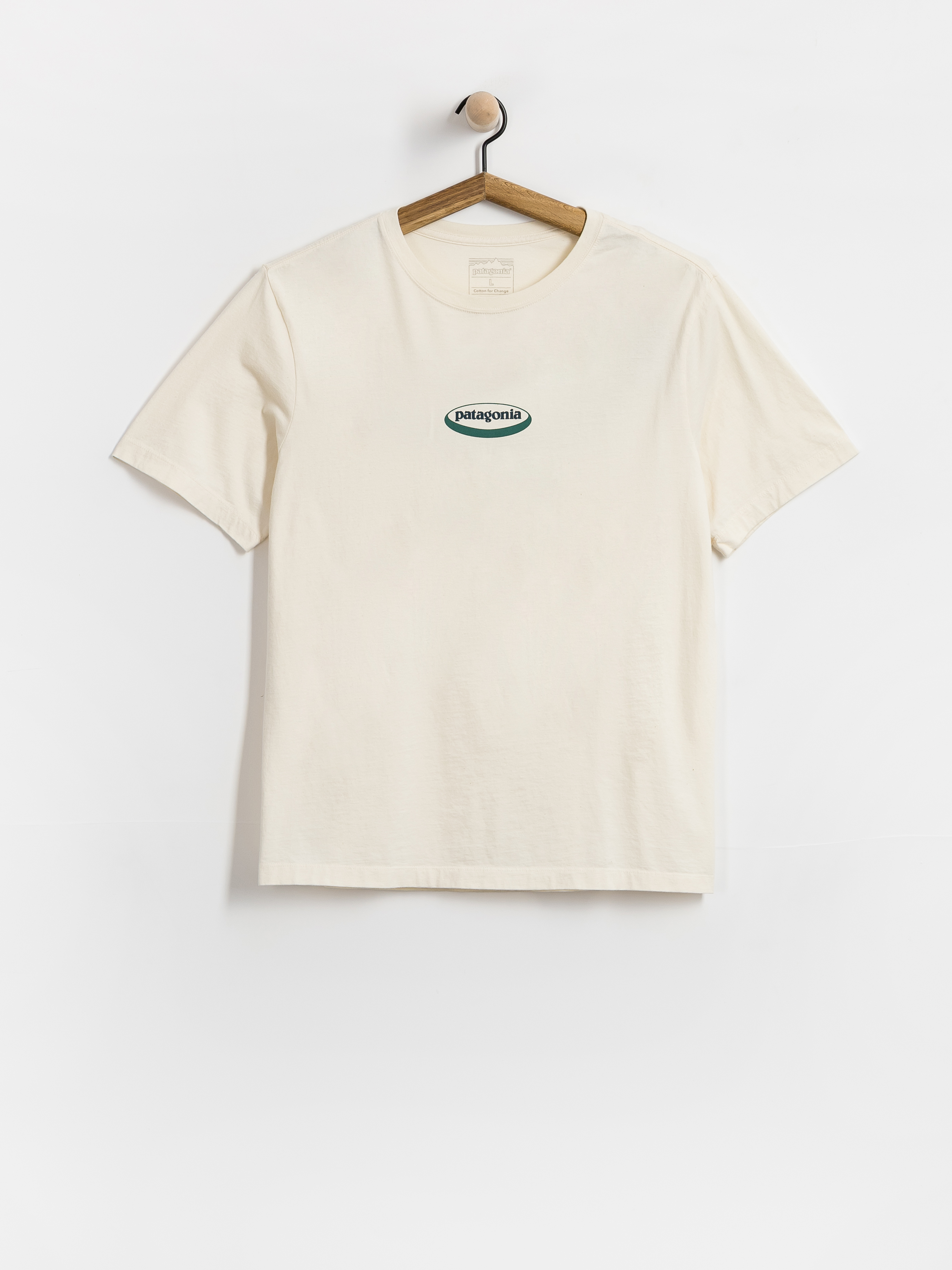 T-shirt Patagonia 95 Oval Logo (undyed natural)
