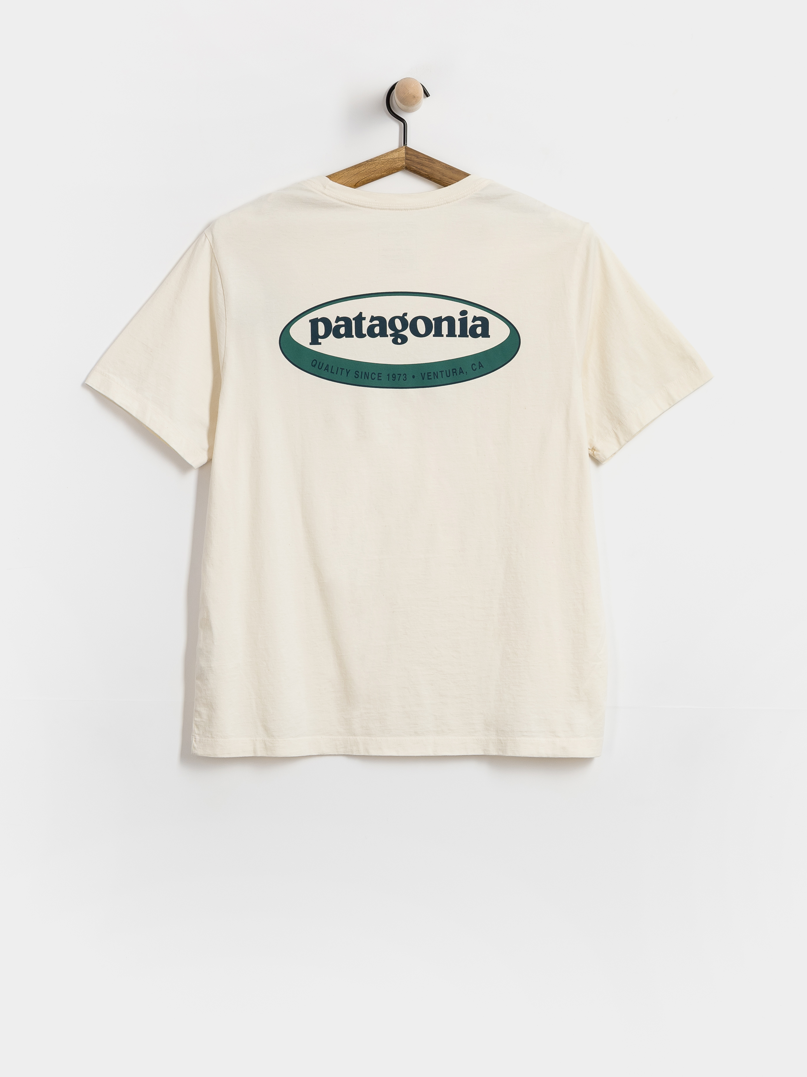 T-shirt Patagonia 95 Oval Logo (undyed natural)