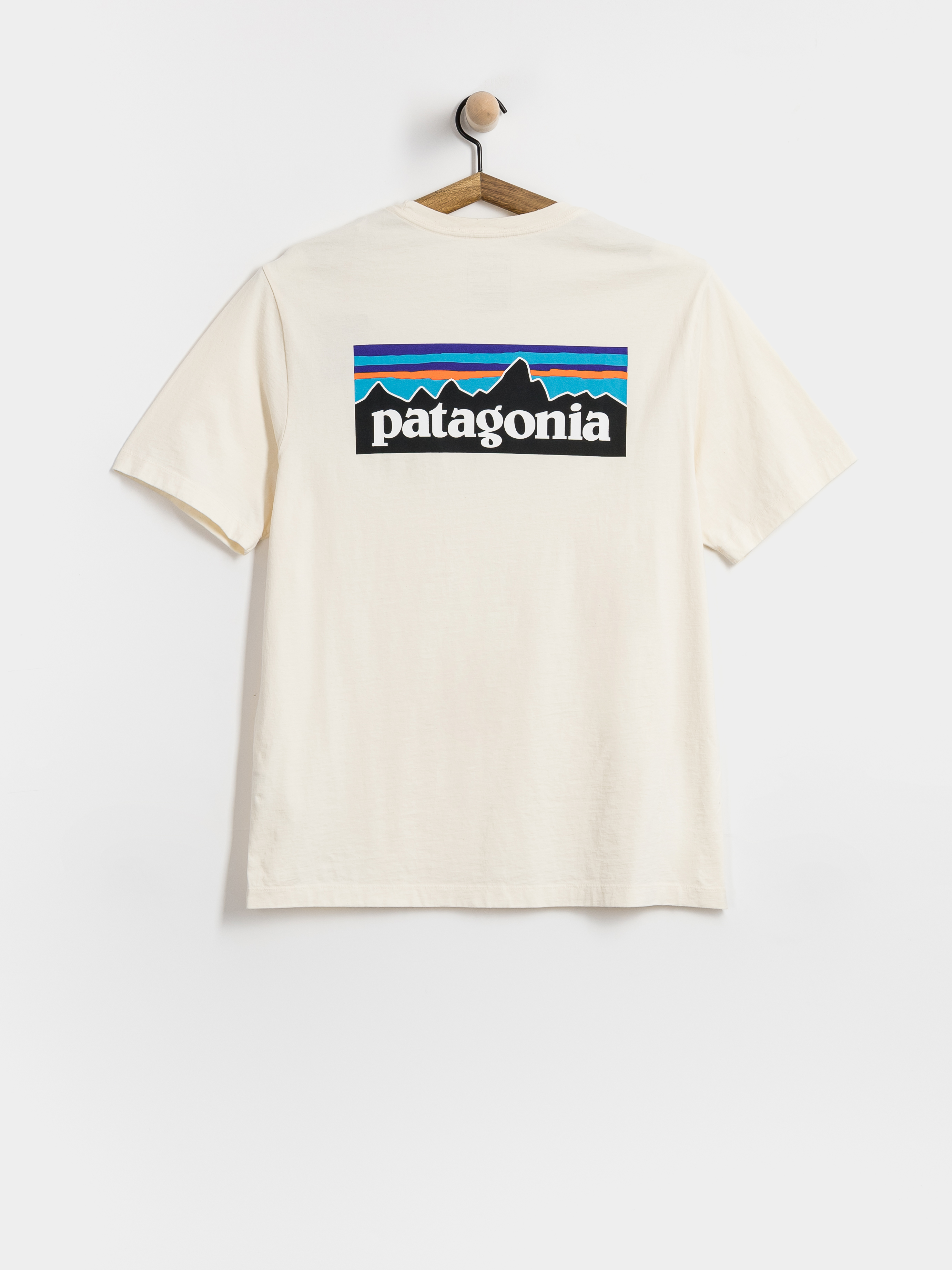T-shirt Patagonia P 6 Logo (undyed natural)