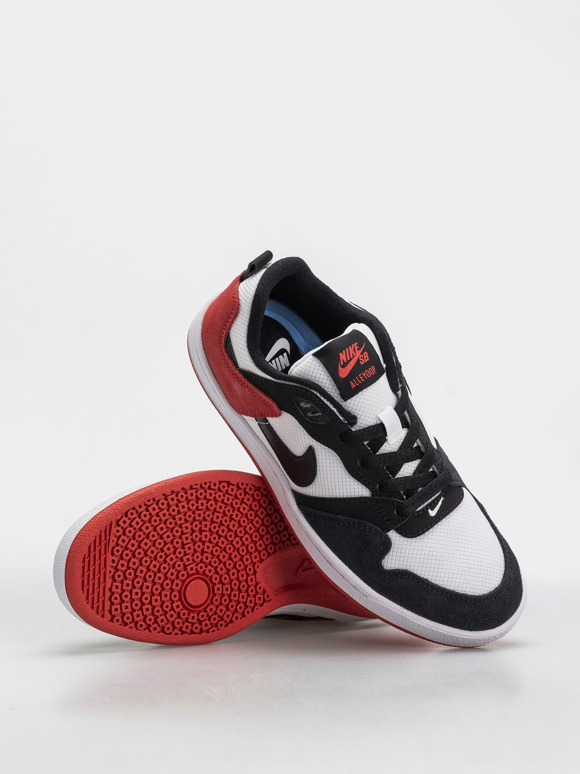 Buty Nike SB Alleyoop JR (white/black university red white)