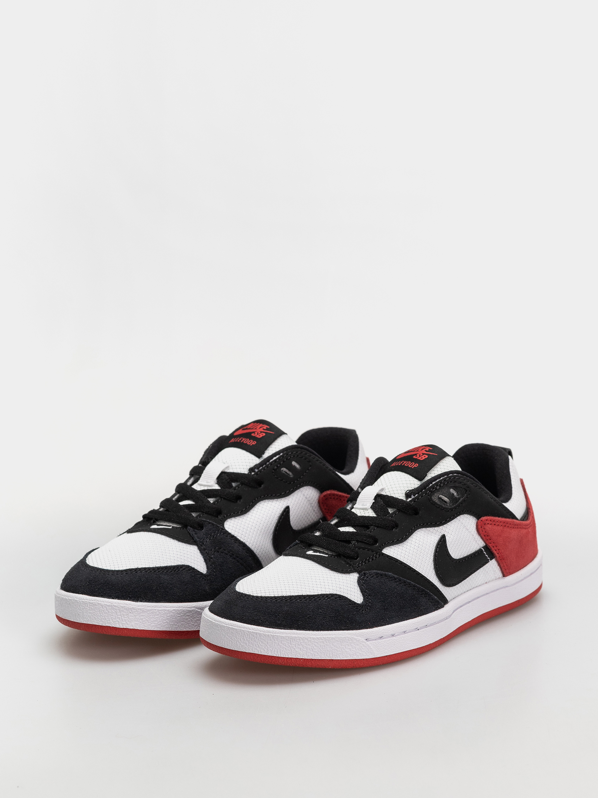 Buty Nike SB Alleyoop JR (white/black university red white)