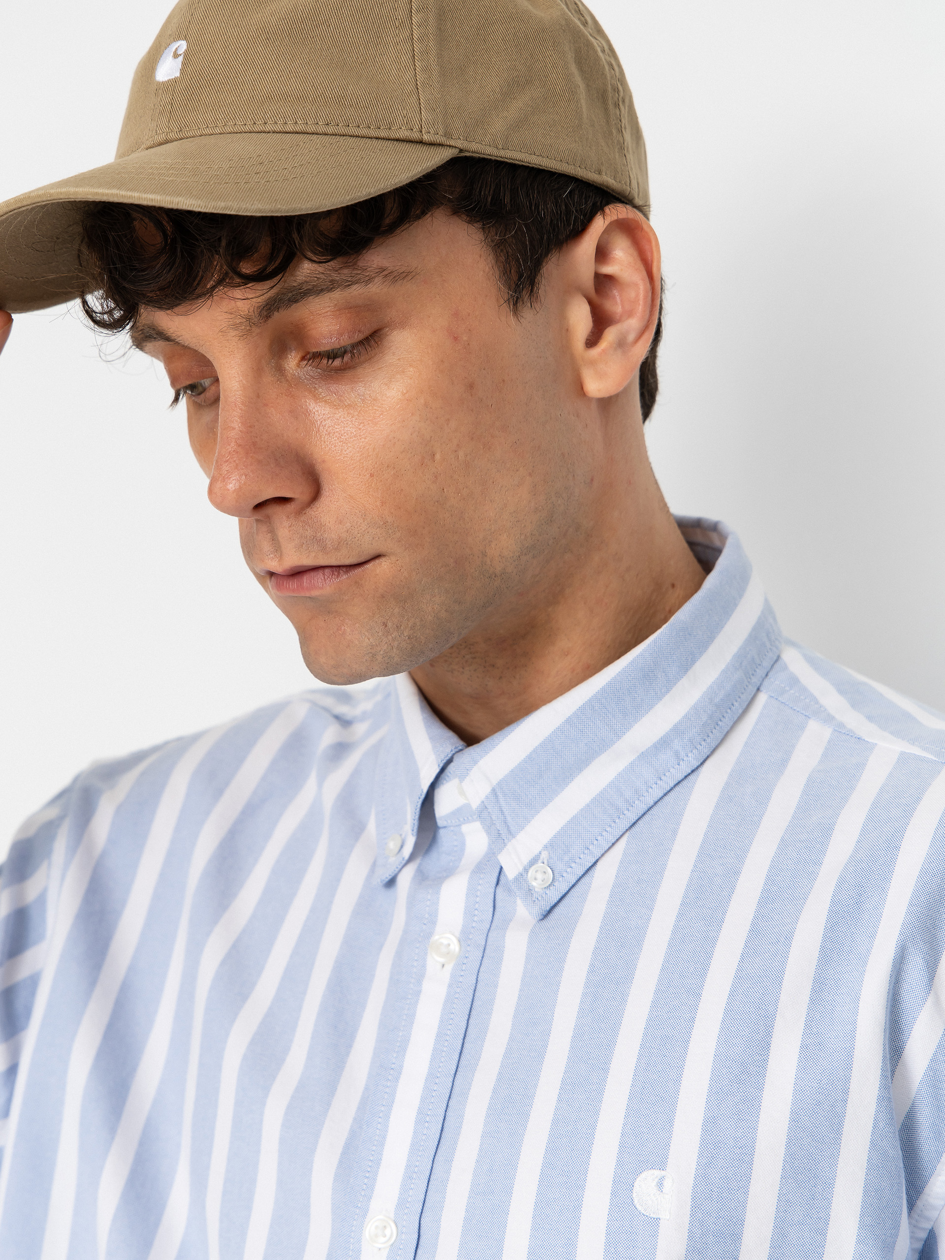 Koszula Carhartt WIP Deven (deven stripe/bleach/white)