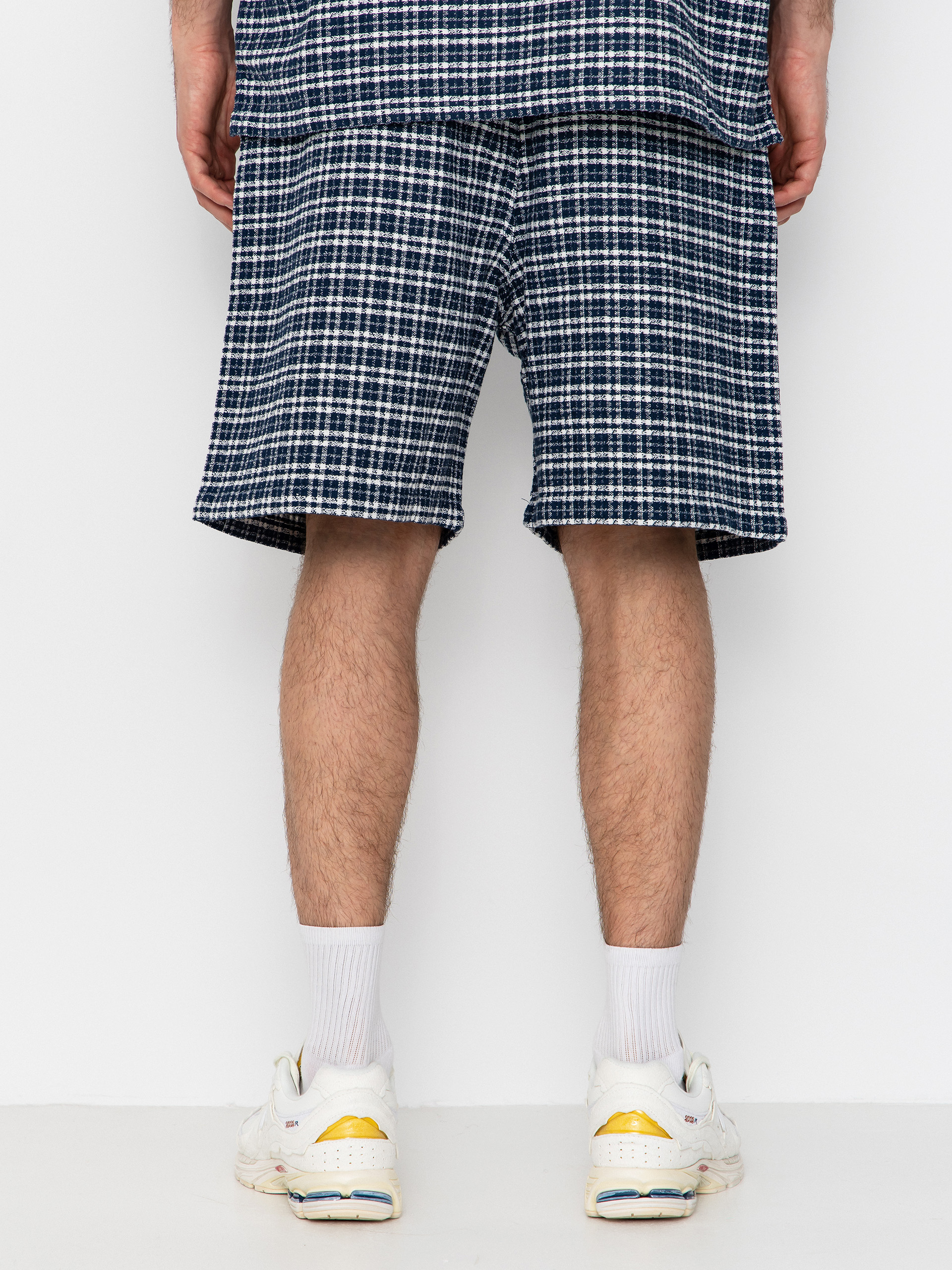Szorty Carhartt WIP Kander (kander check/blue river)
