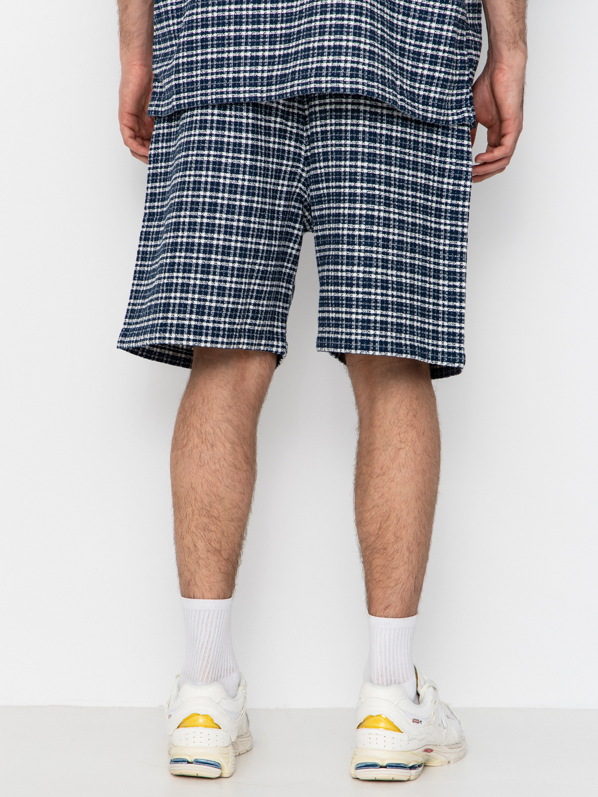 Szorty Carhartt WIP Kander (kander check/blue river)