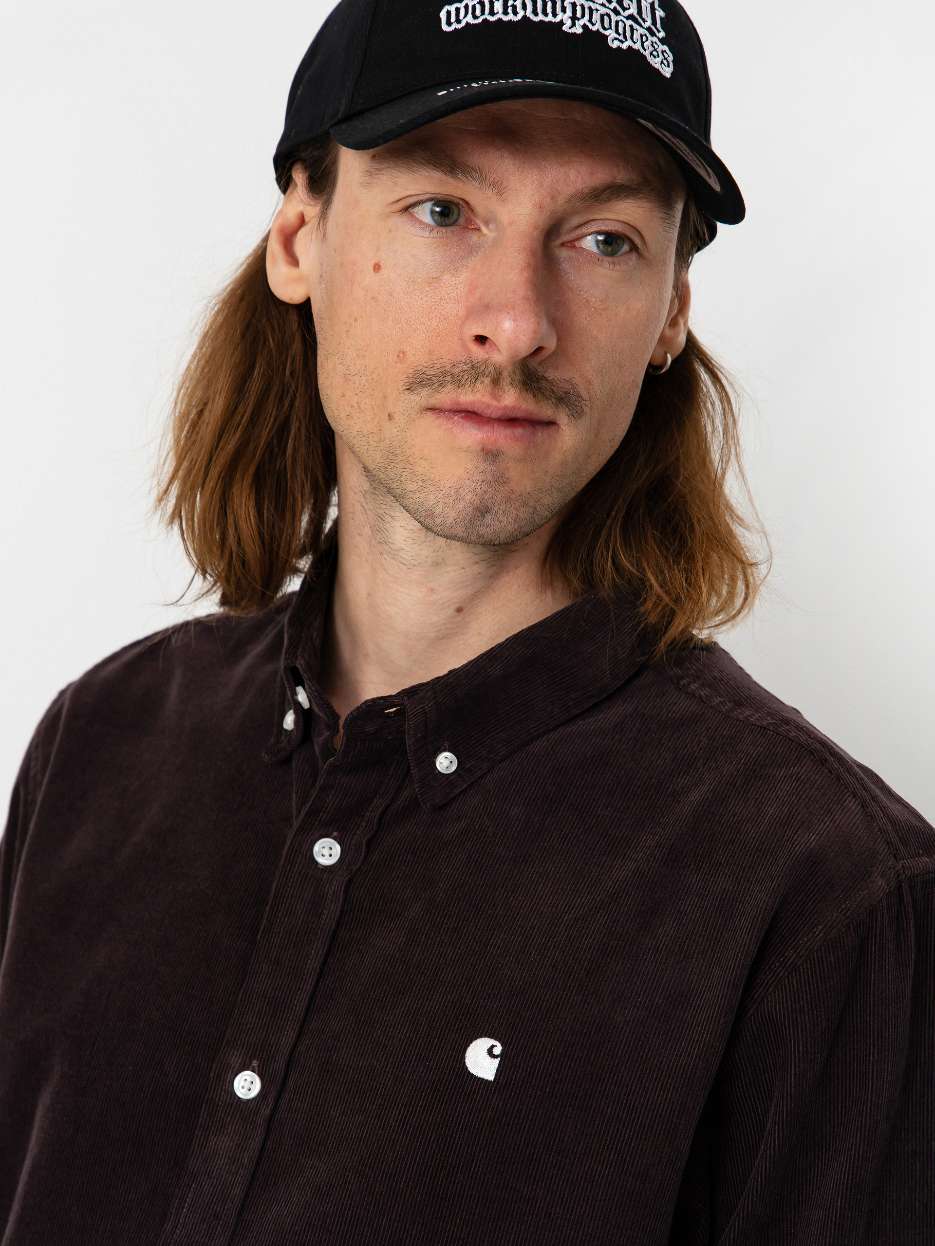 Koszula Carhartt WIP Madison Fine Cord (shale/wax)