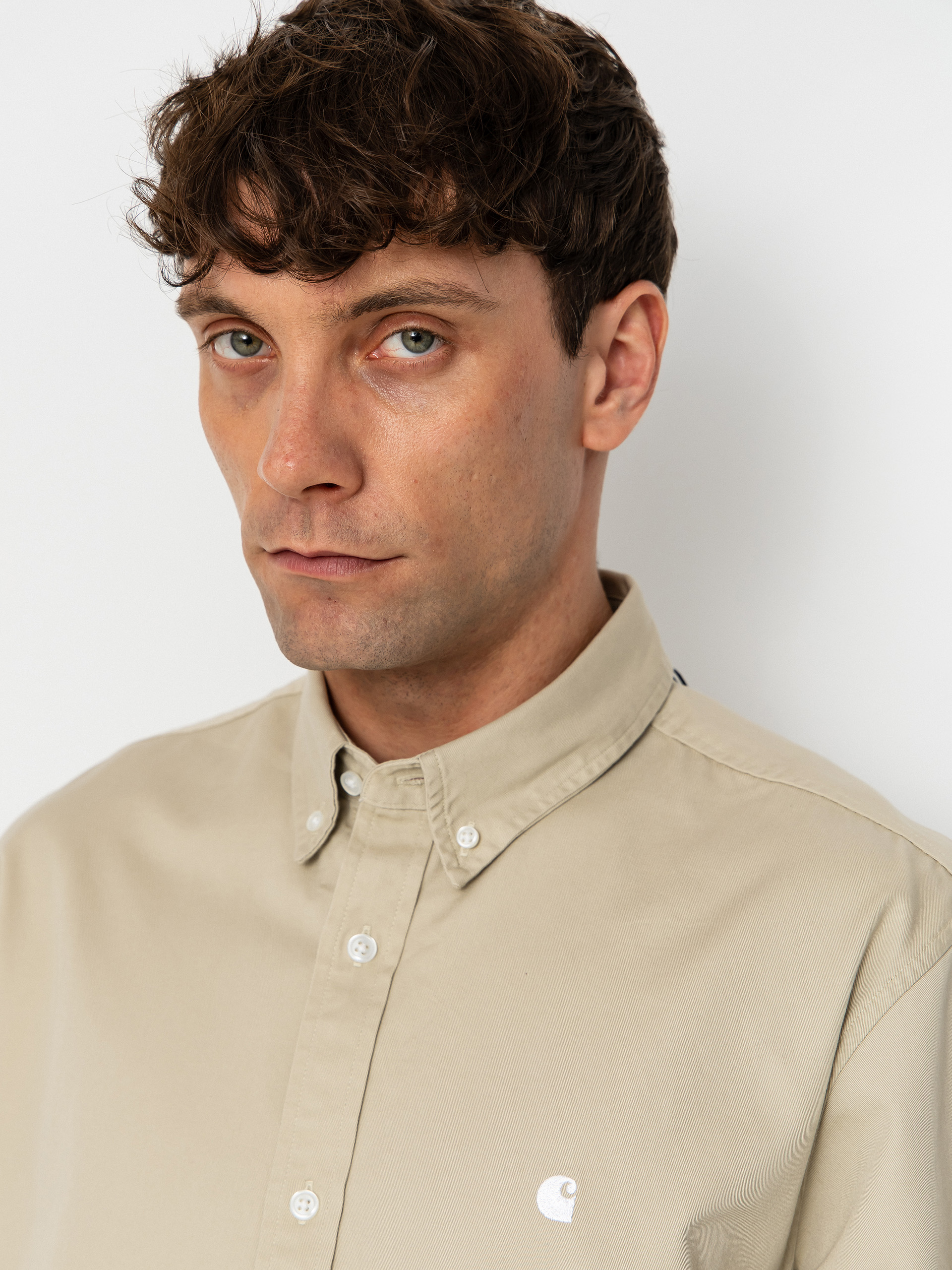 Koszula Carhartt WIP Madison (stone/white)