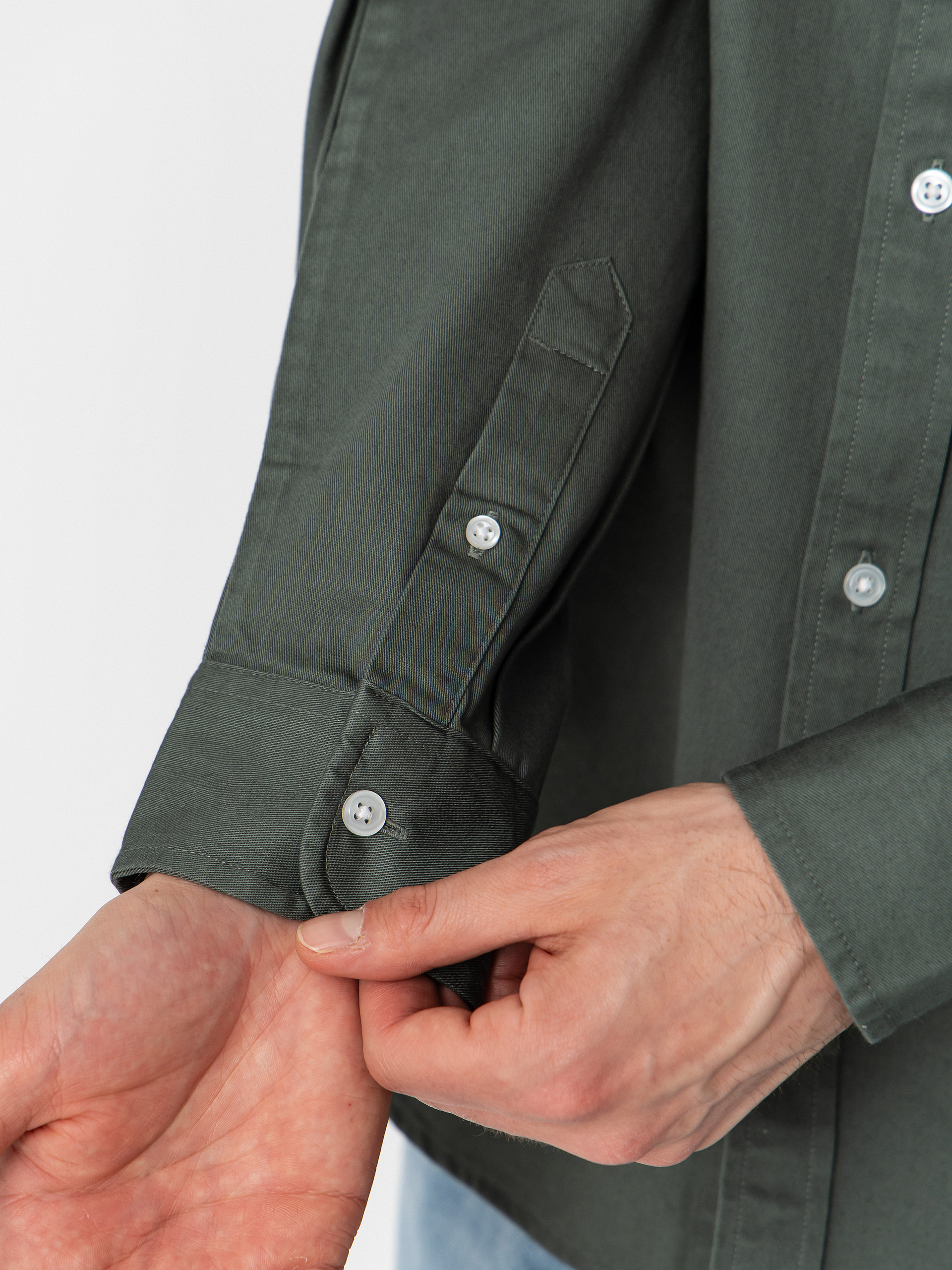 Koszula Carhartt WIP Madison (velvet green/white)