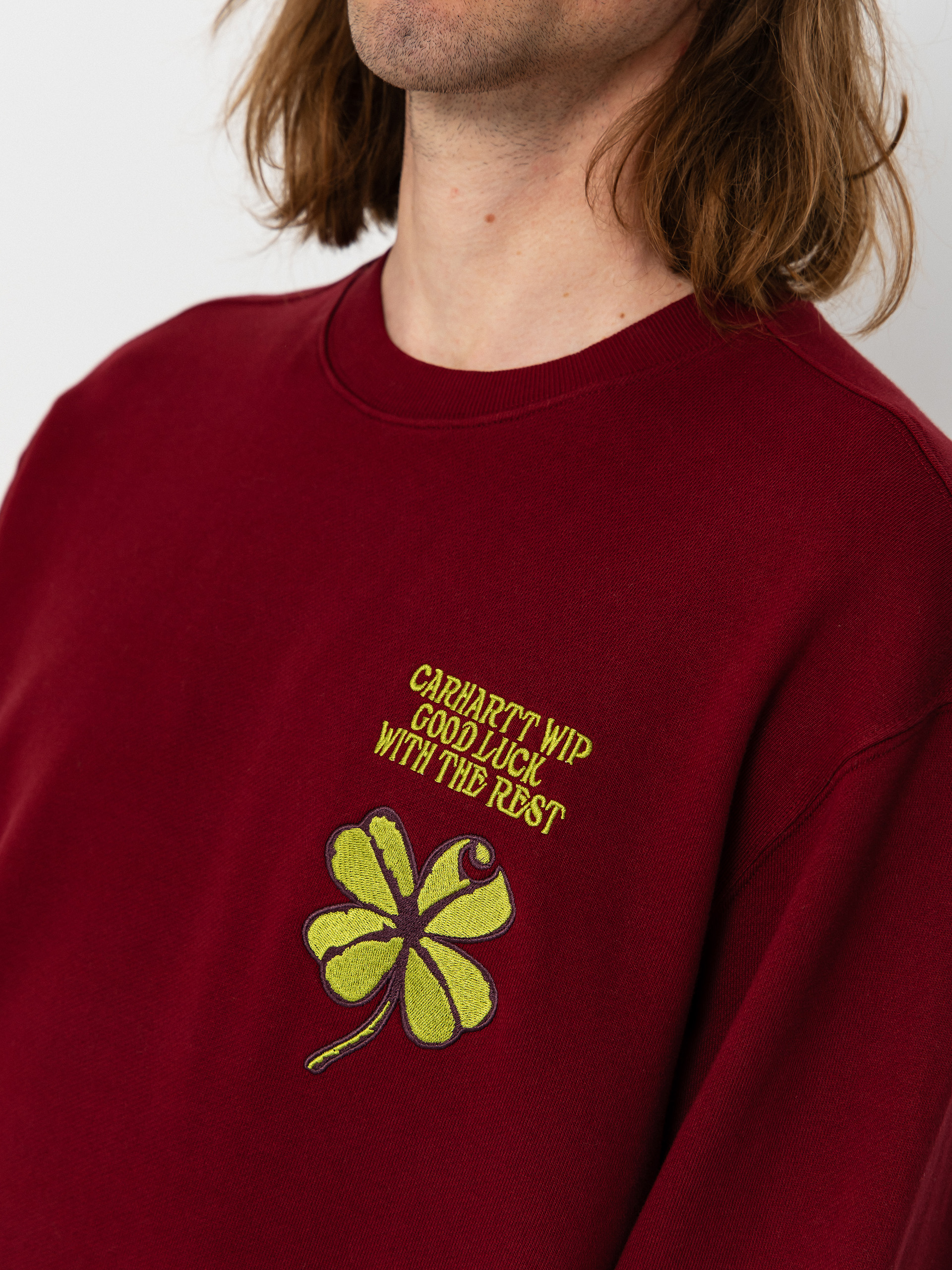 Bluza Carhartt WIP Clover (marsala)