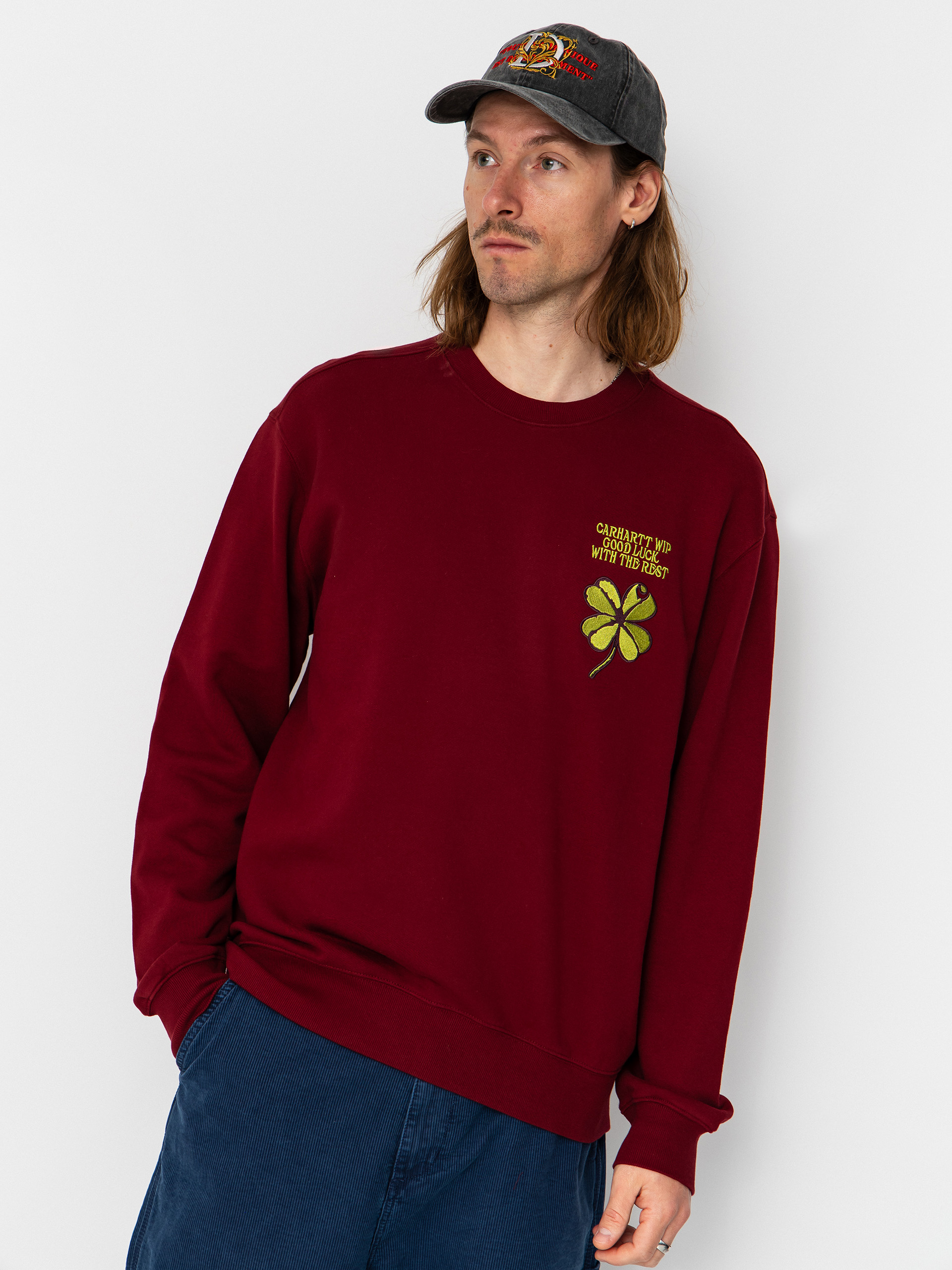 Bluza Carhartt WIP Clover (marsala)