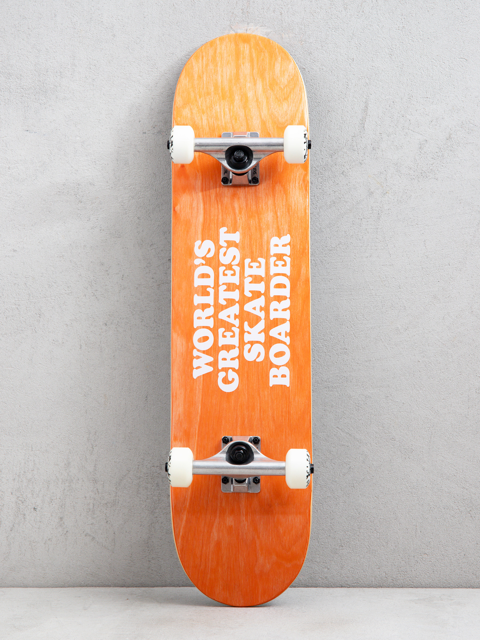 Deskorolka Skate Mental Worlds Greatest Skateboarder (orange)