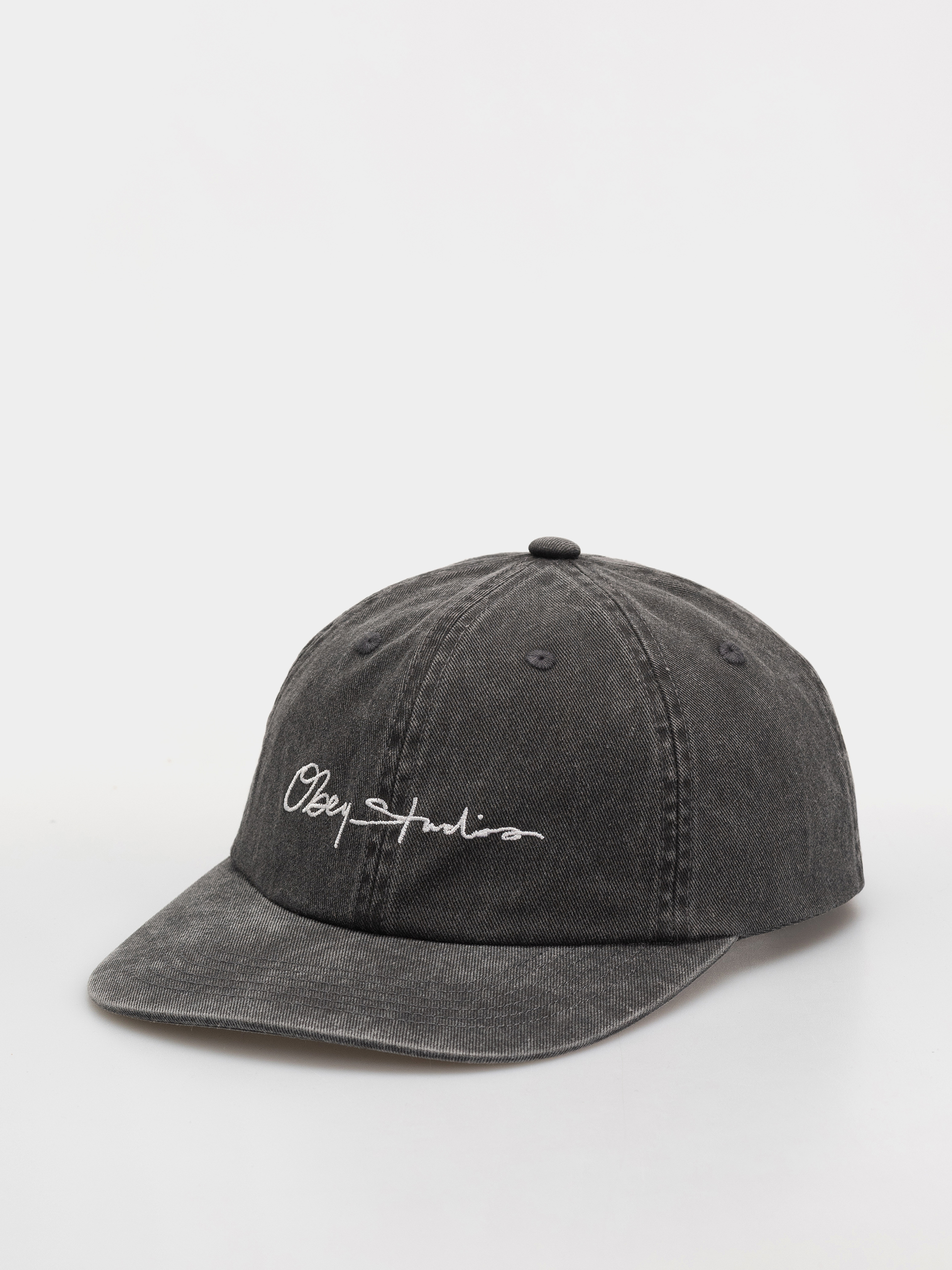 Czapka z daszkiem OBEY Pigment Signature (pigment black)