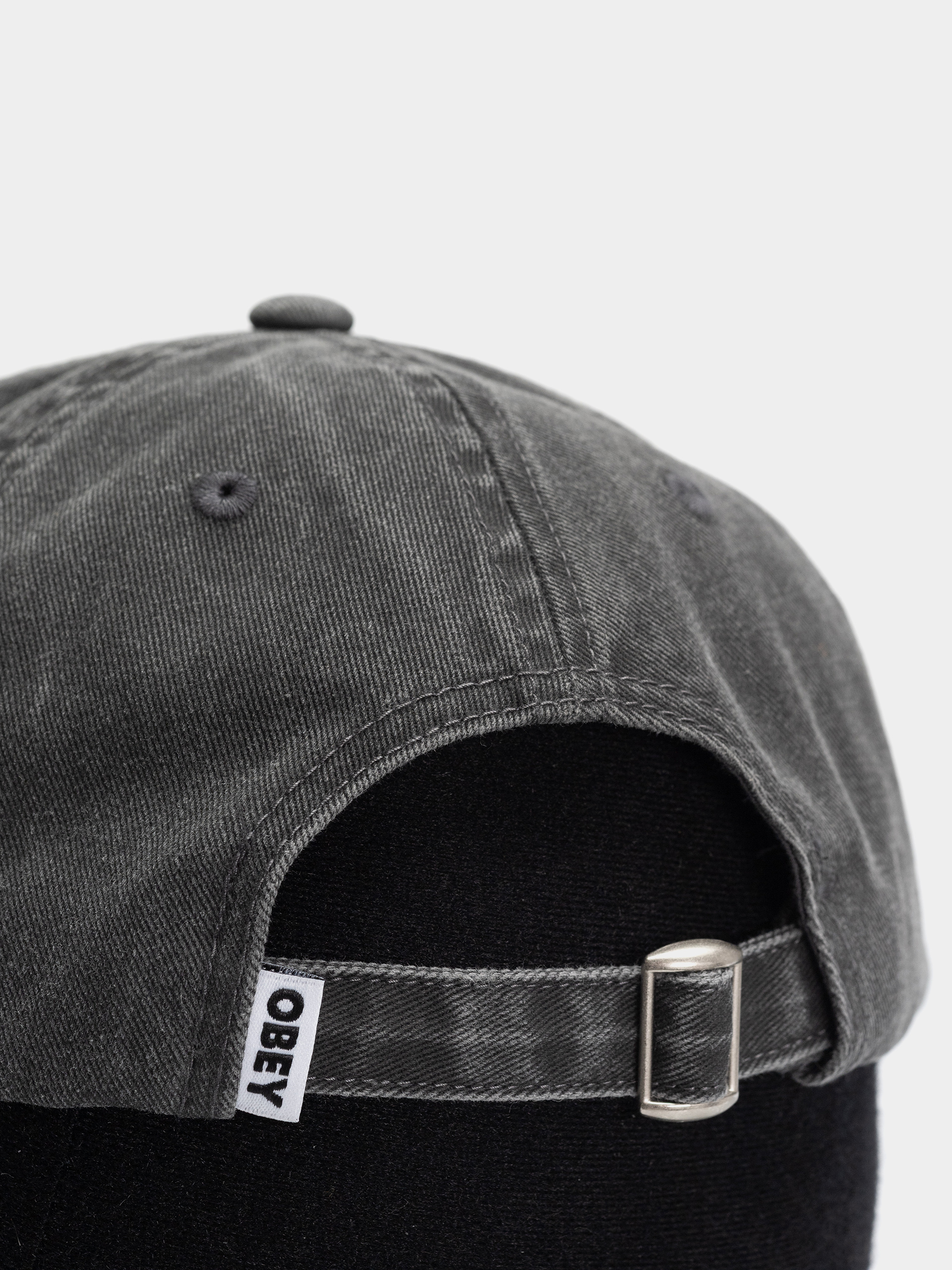 Czapka z daszkiem OBEY Pigment Signature (pigment black)