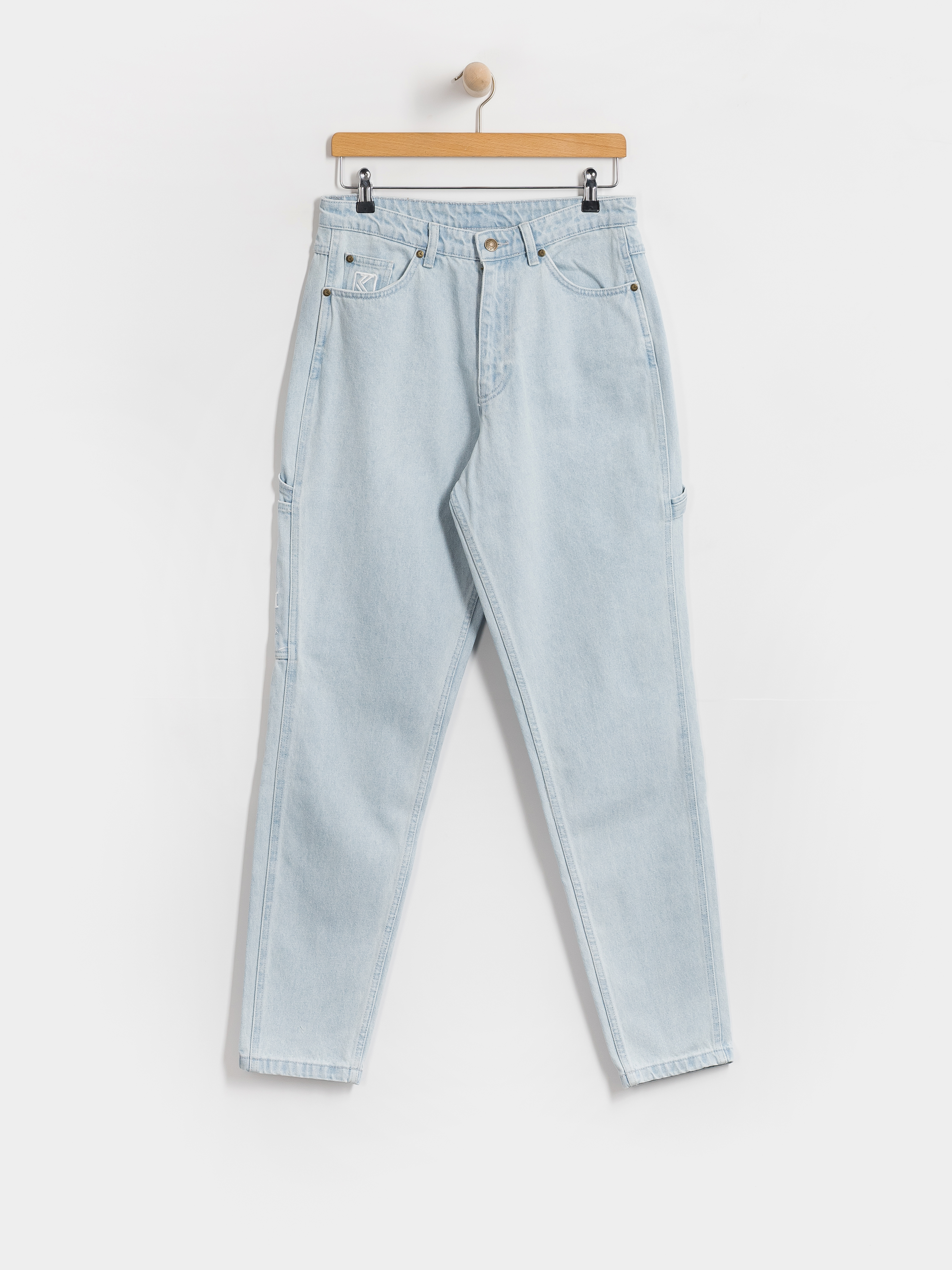 Spodnie Karl Kani Retro Tapered Workwear Denim (bleached blue)