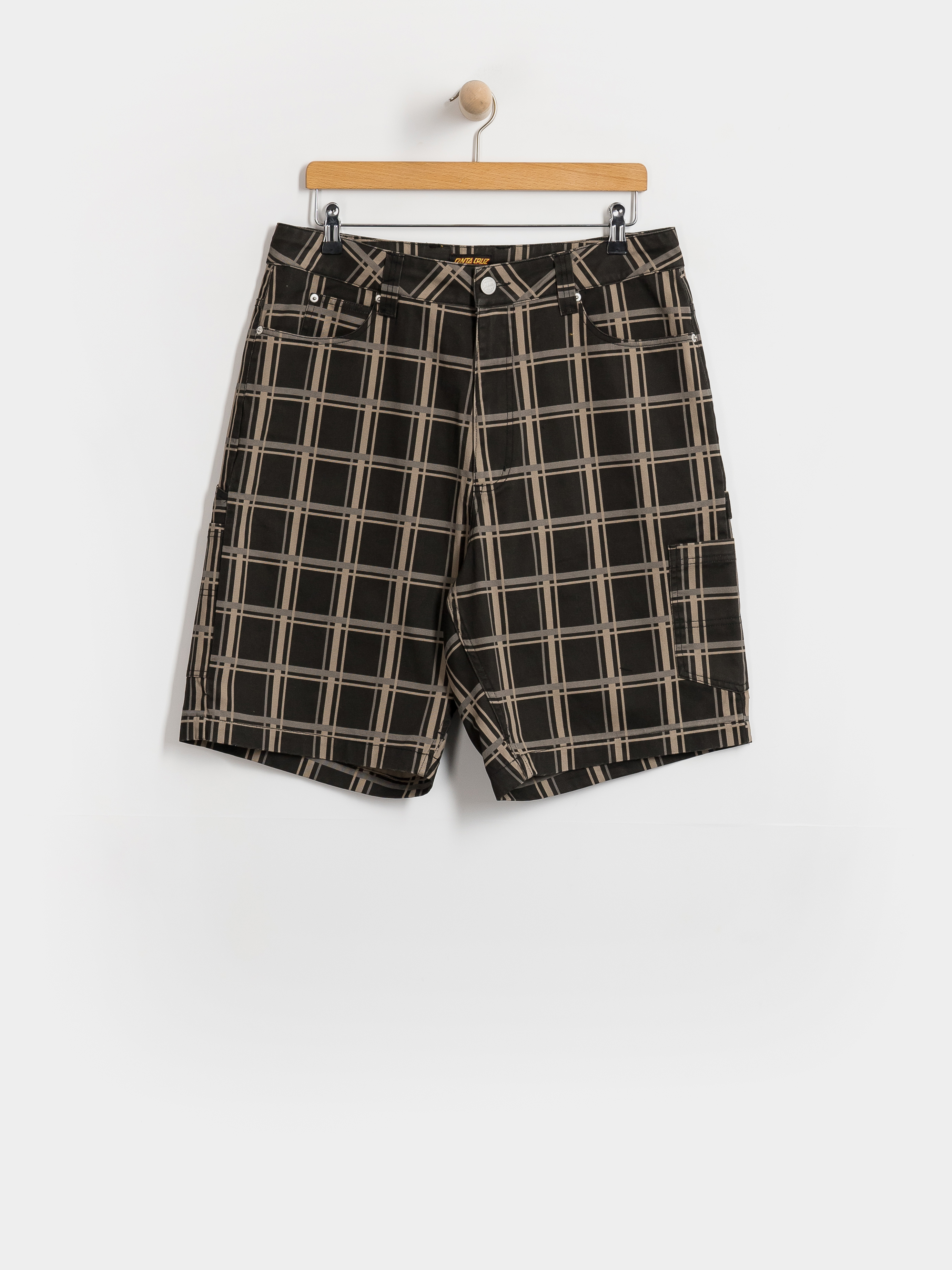 Szorty Santa Cruz Carpenter Big (black check)