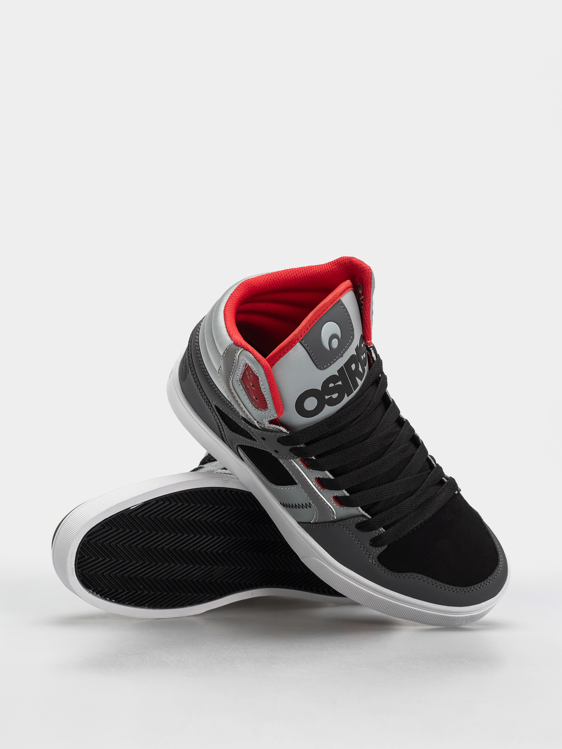 Buty Osiris Clone (black/grey/red)