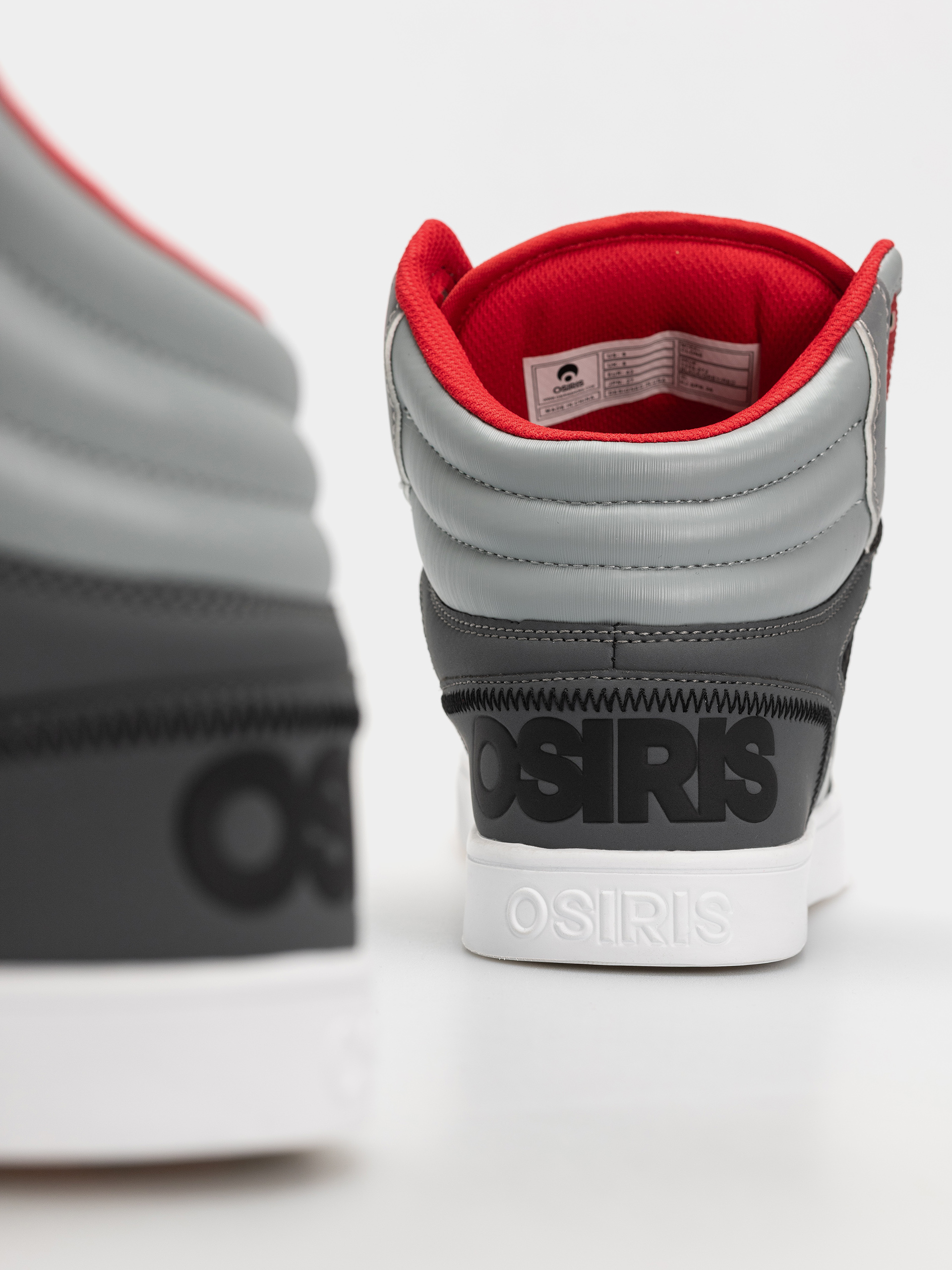 Buty Osiris Clone (black/grey/red)