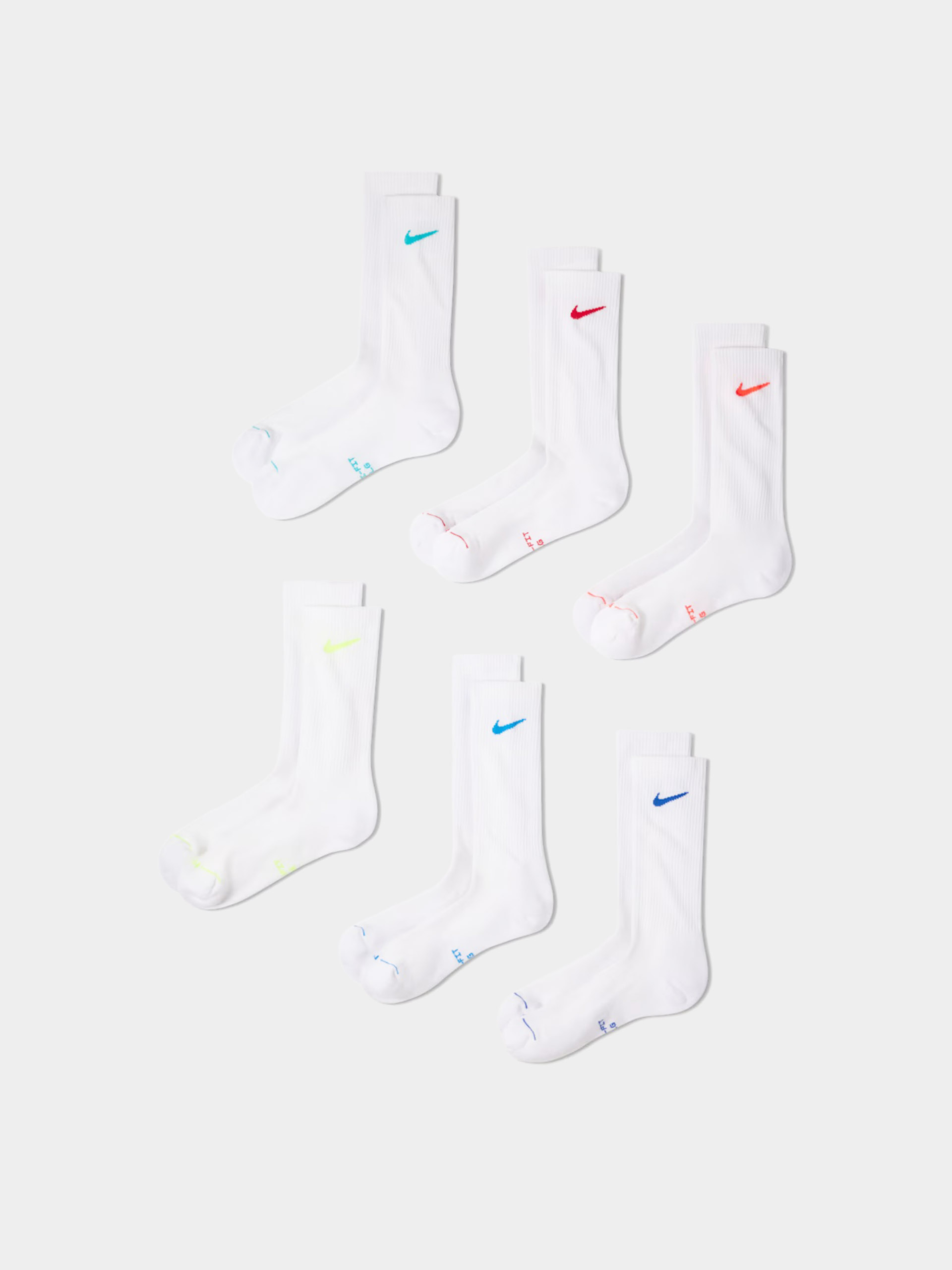 Skarpetki Nike SB Everyday Elevated Crew 6p (multi/color)