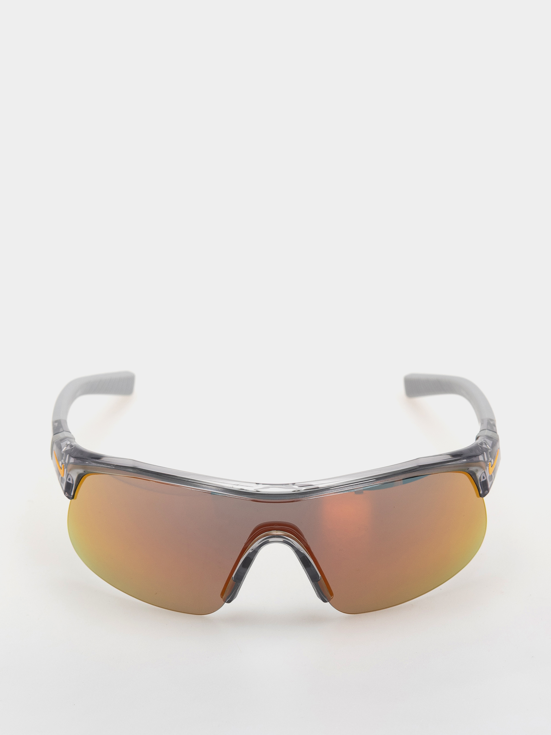 Okulary przeciwsłoneczne Nike Show X1 (shiny wolf grey/orange mirror)