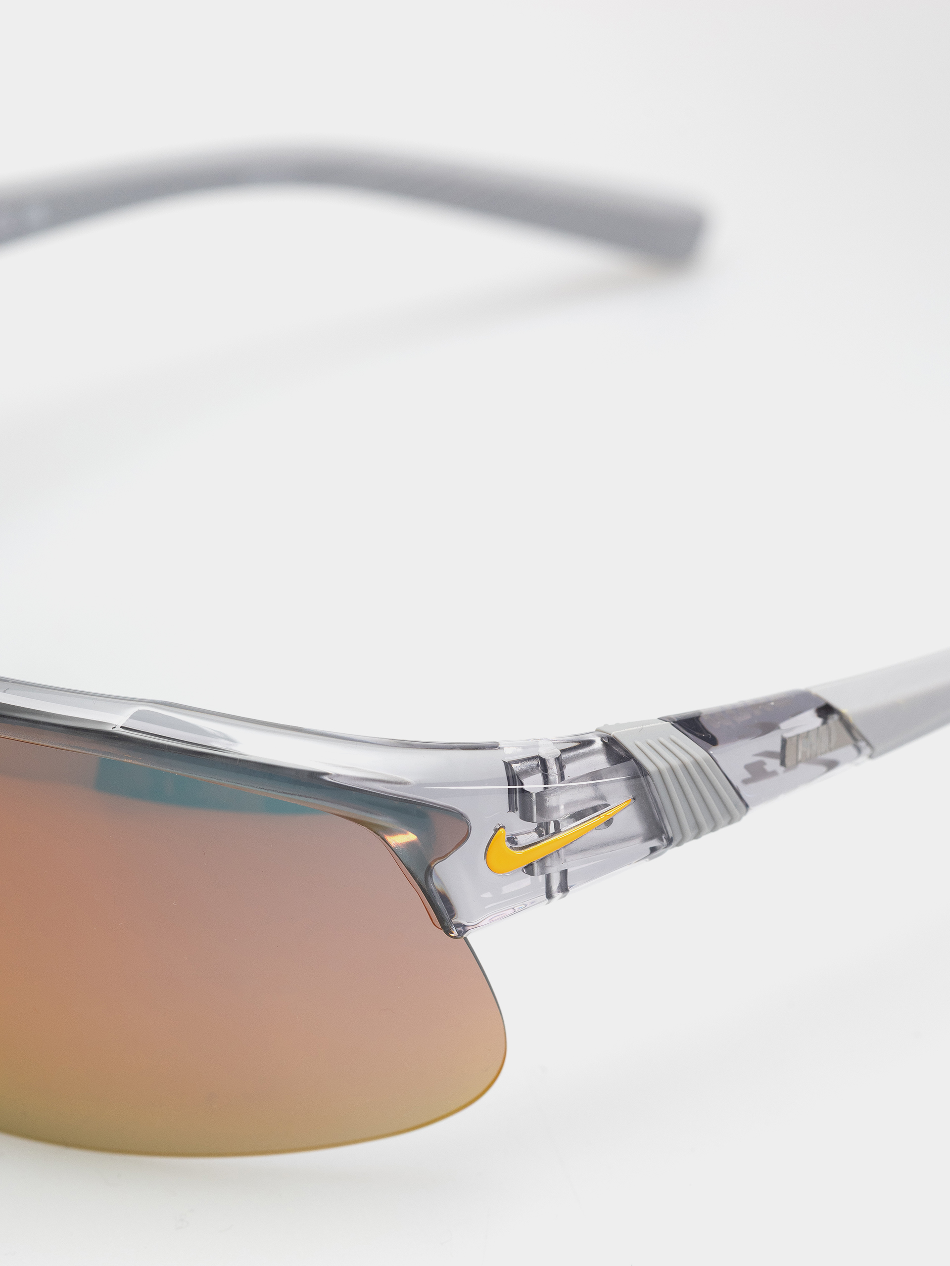 Okulary przeciwsłoneczne Nike Show X1 (shiny wolf grey/orange mirror)