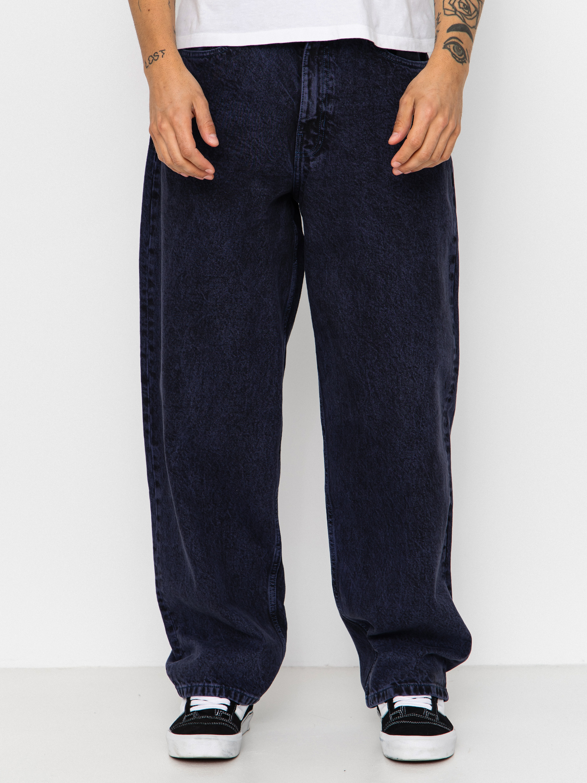 Spodnie Vans Check 5 Baggy Acid Overdyed Denim (deep indigo)