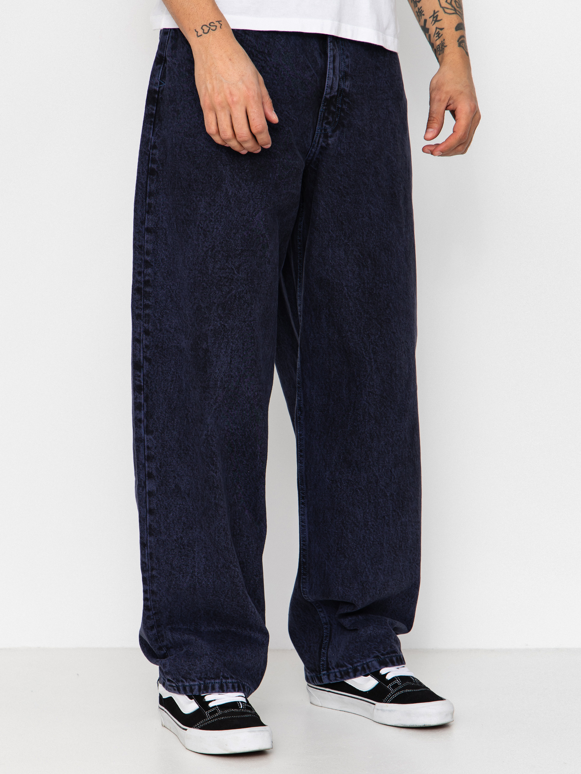 Spodnie Vans Check 5 Baggy Acid Overdyed Denim (deep indigo)